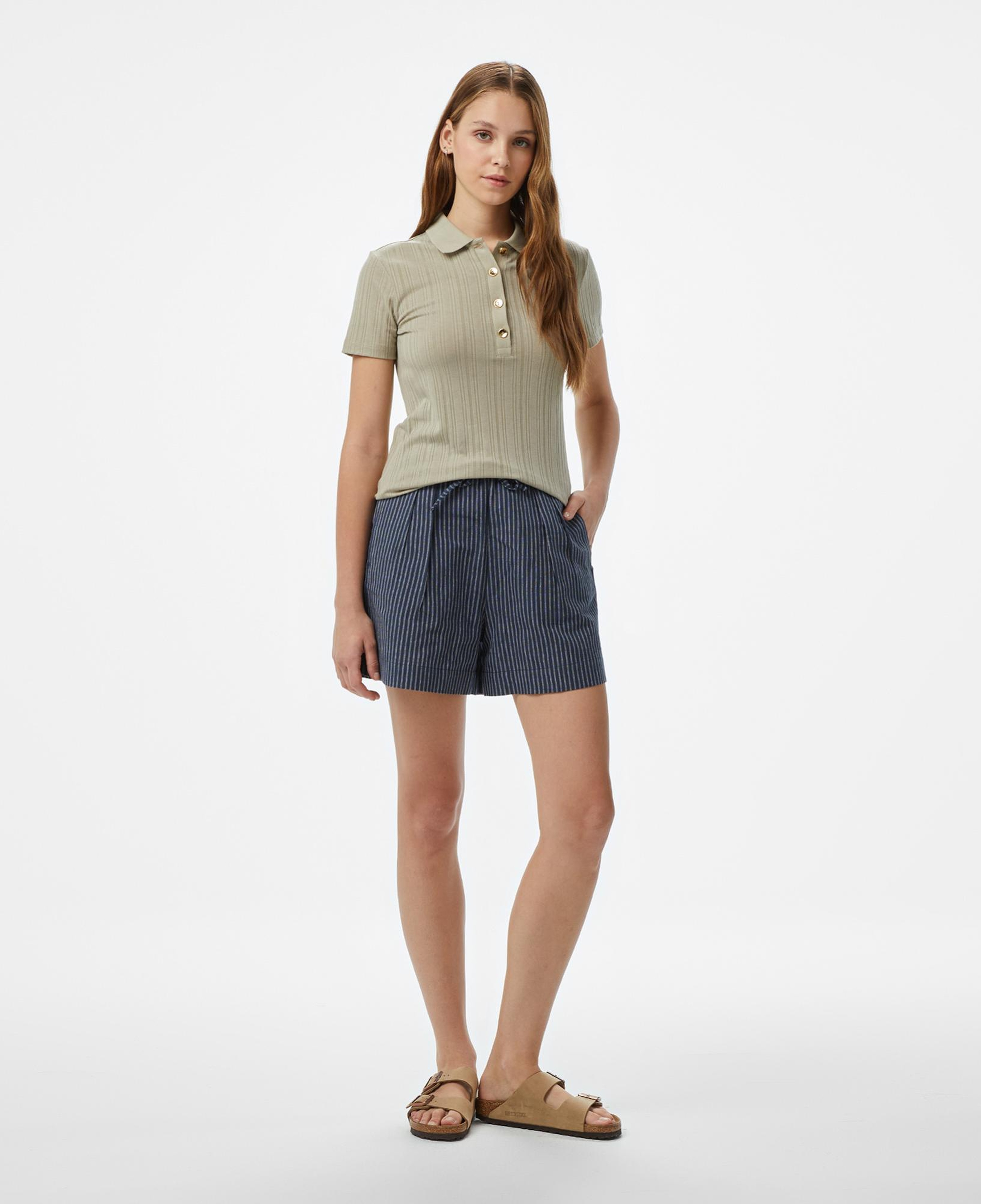 Nautica Kadın Yeşil Regular Fit Polo