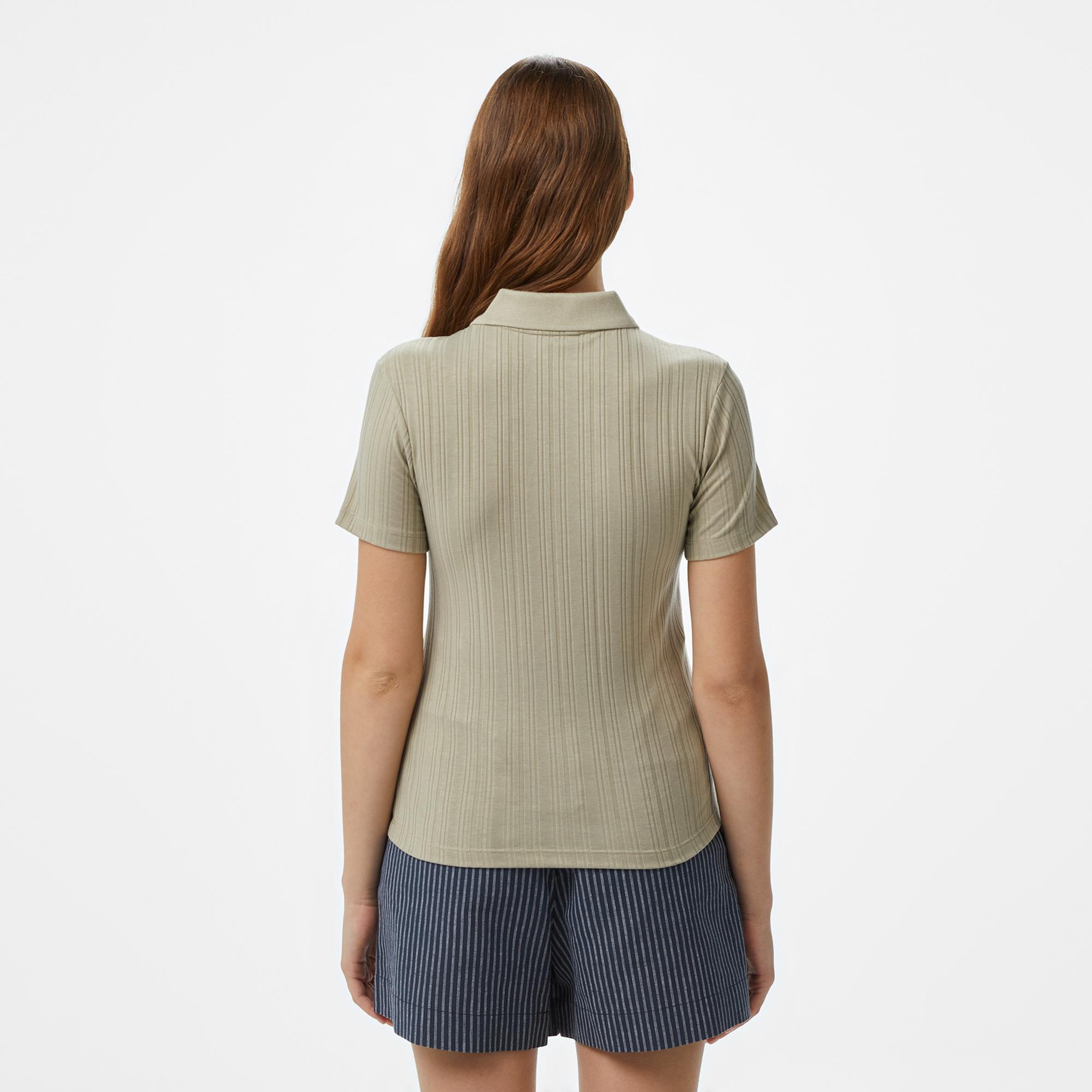 Nautica Kadın Yeşil Regular Fit Polo