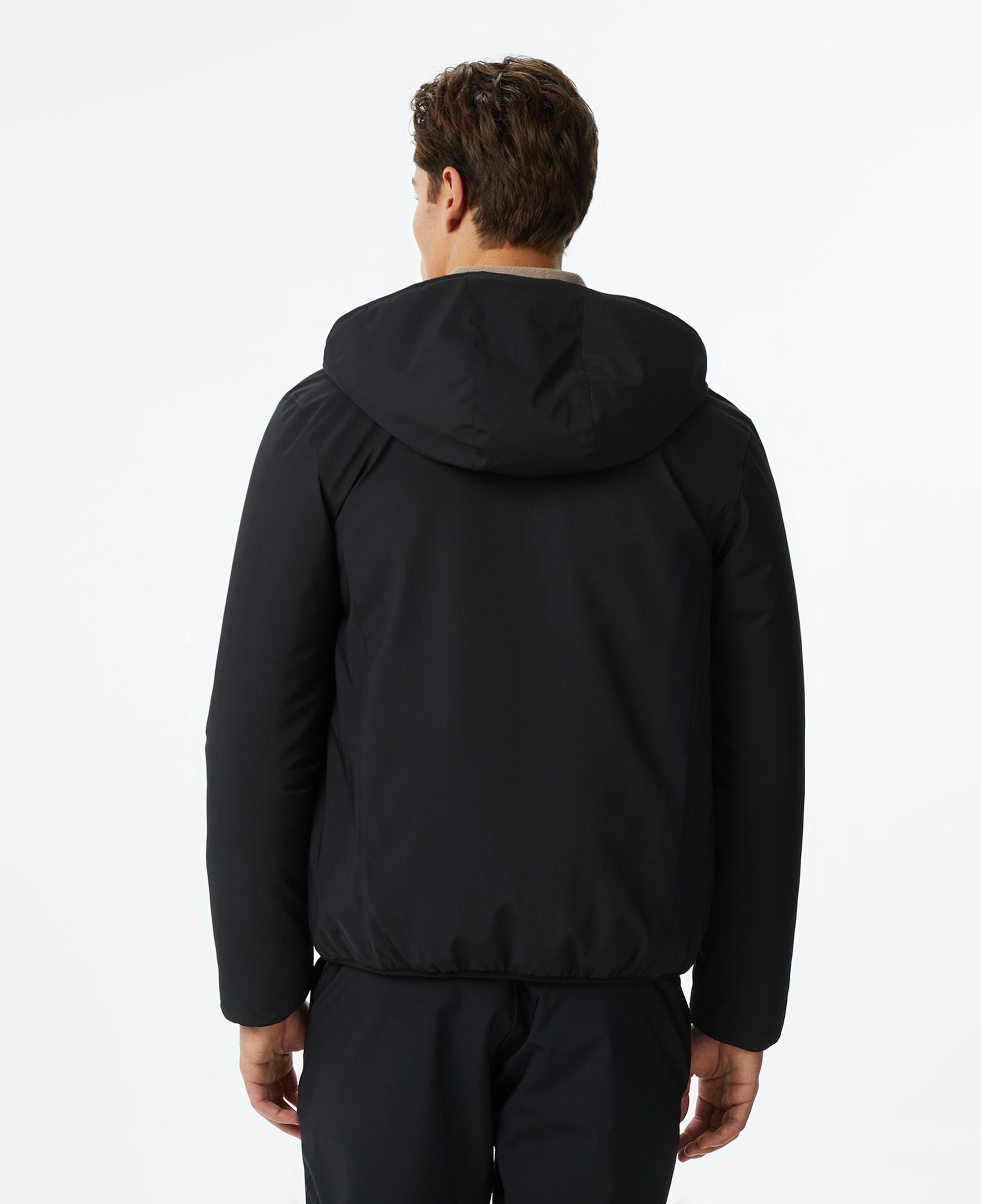 Nautica Erkek Siyah Regular Fit Çift Taraflı Mont