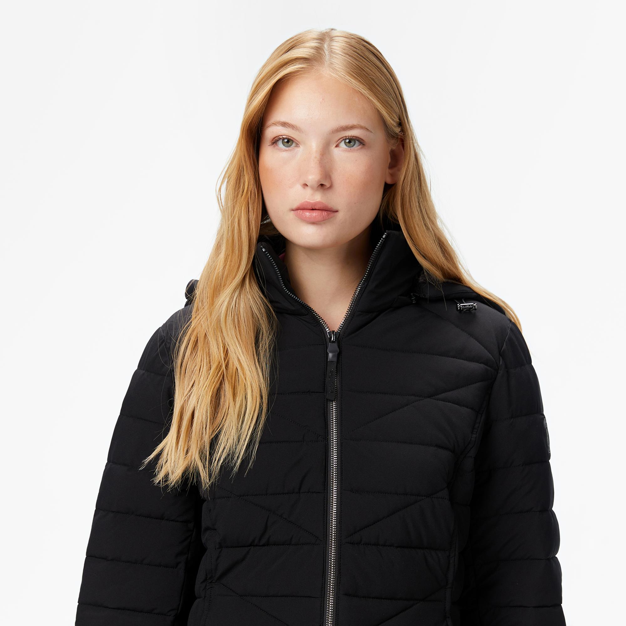 Nautica Kadın Siyah Regular Fit Mont