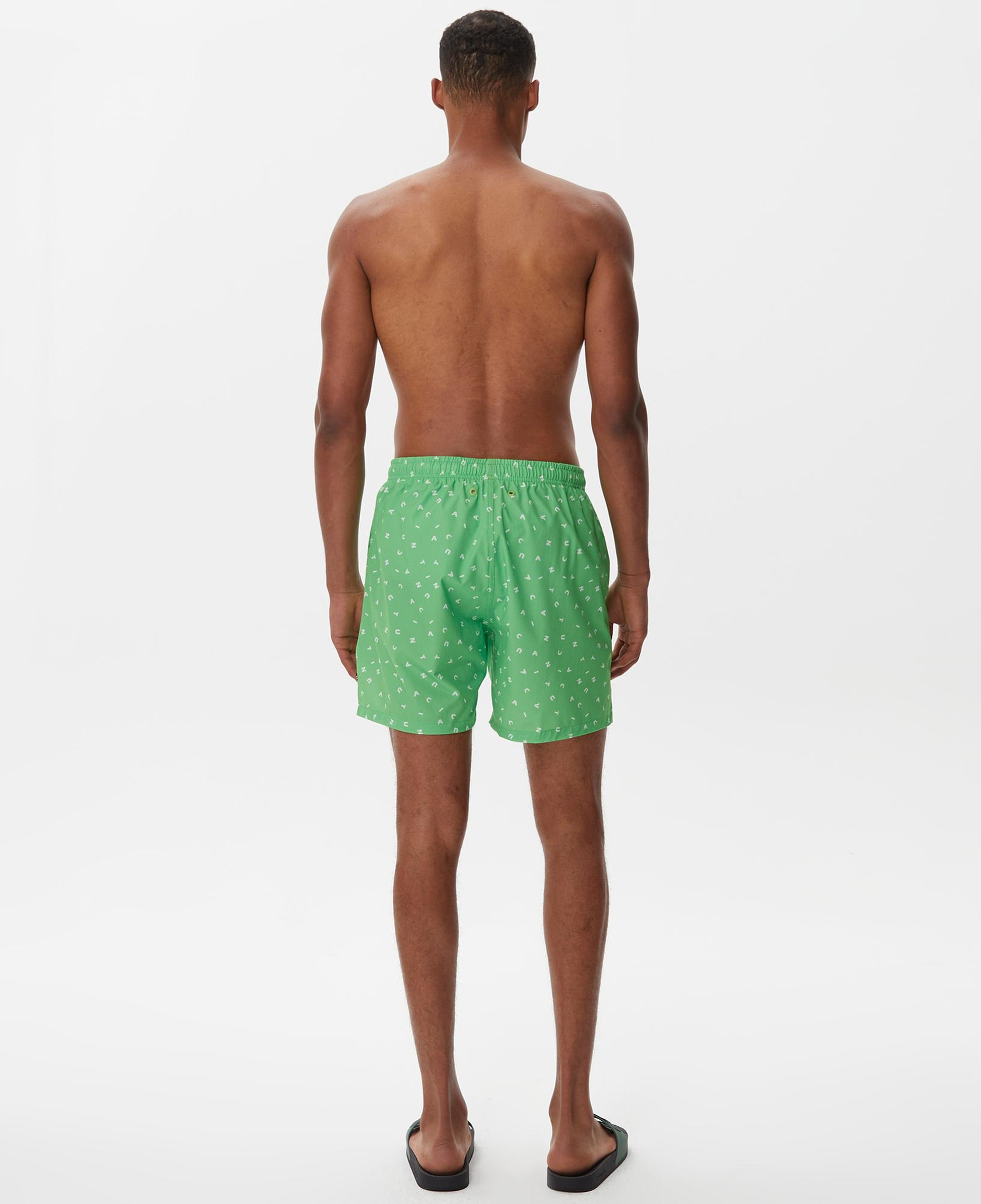Nautica Erkek Yeşil Baskılı Deniz Şortu