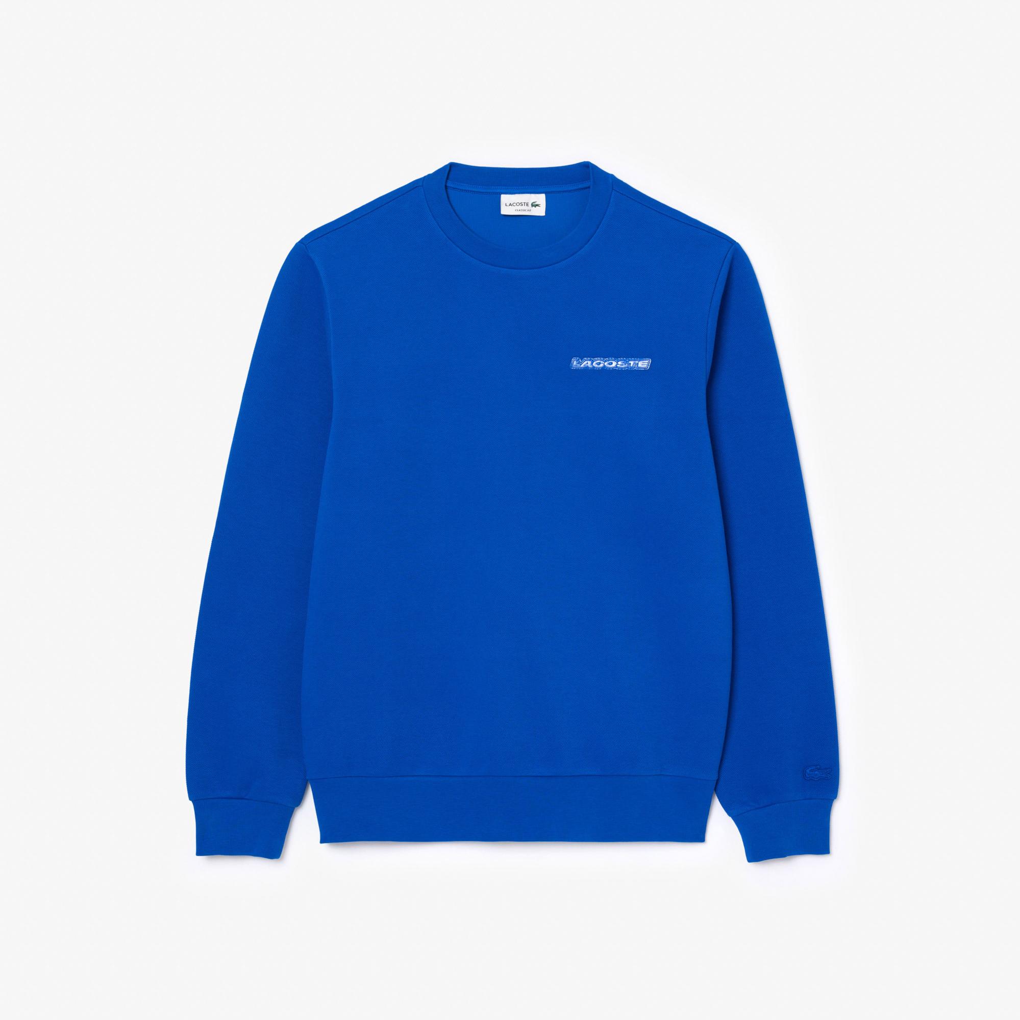 Lacoste Erkek Classic Fit Bisiklet Yaka Lacivert Sweatshirt