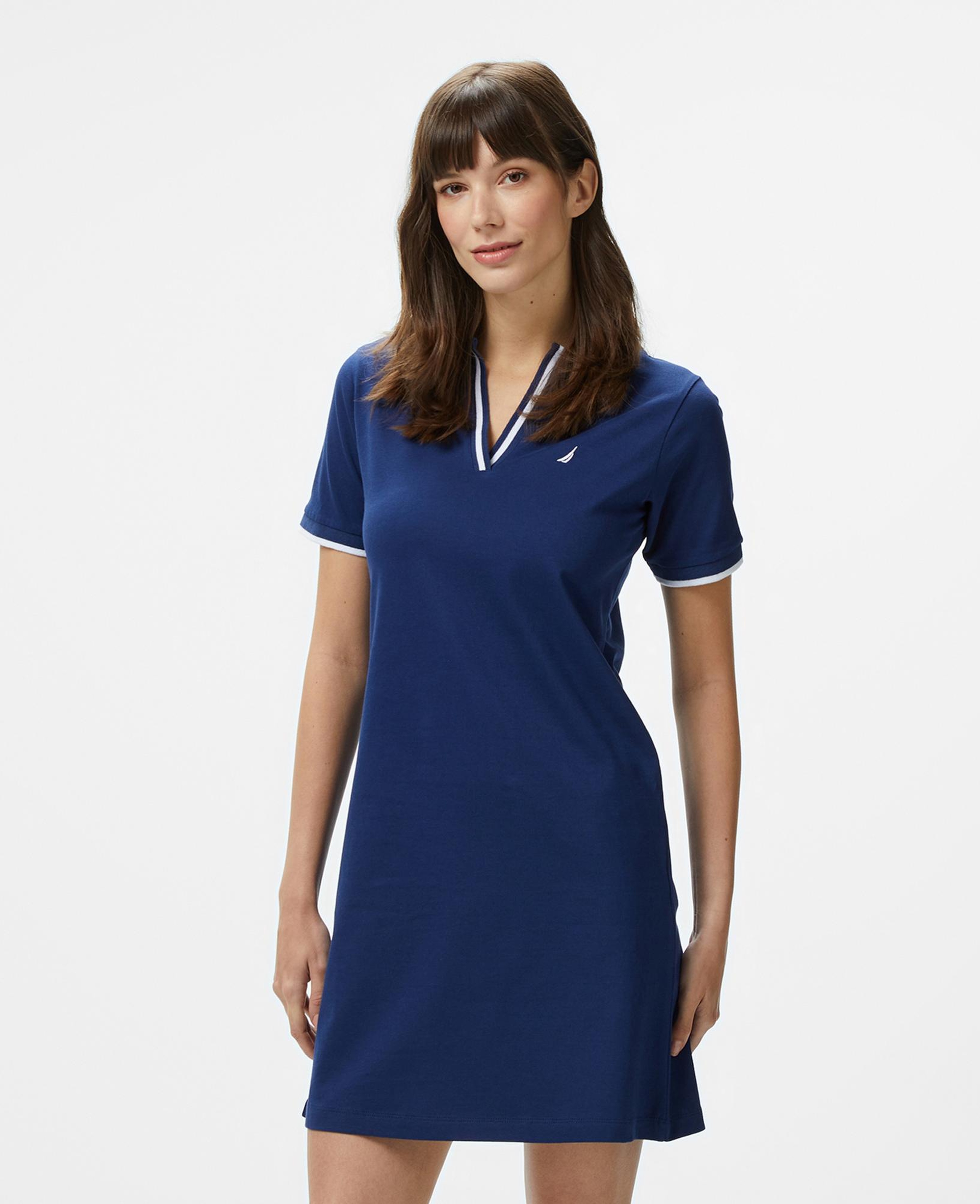 Nautica Kadın Lacivert Regular Fit Elbise