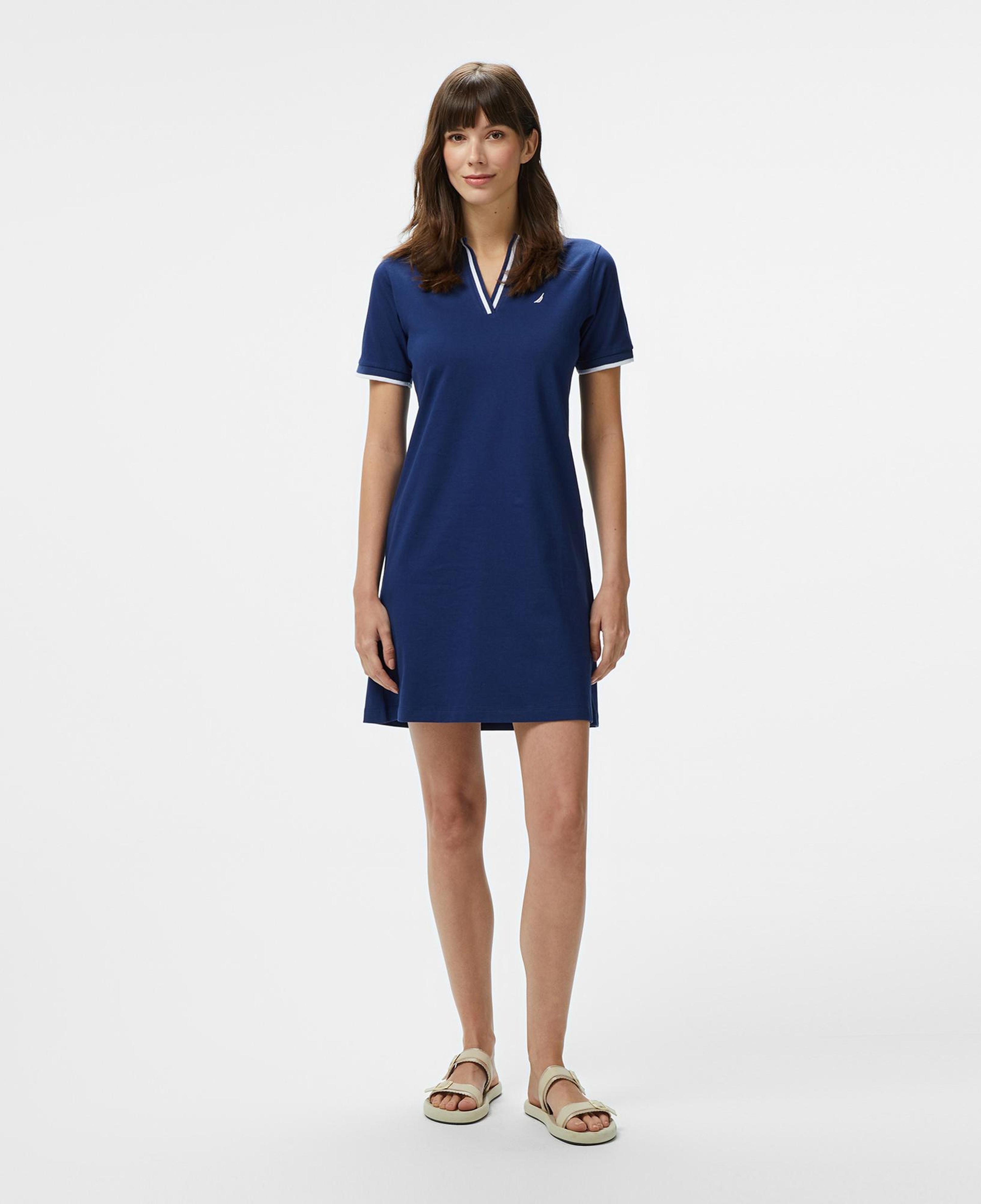 Nautica Kadın Lacivert Regular Fit Elbise