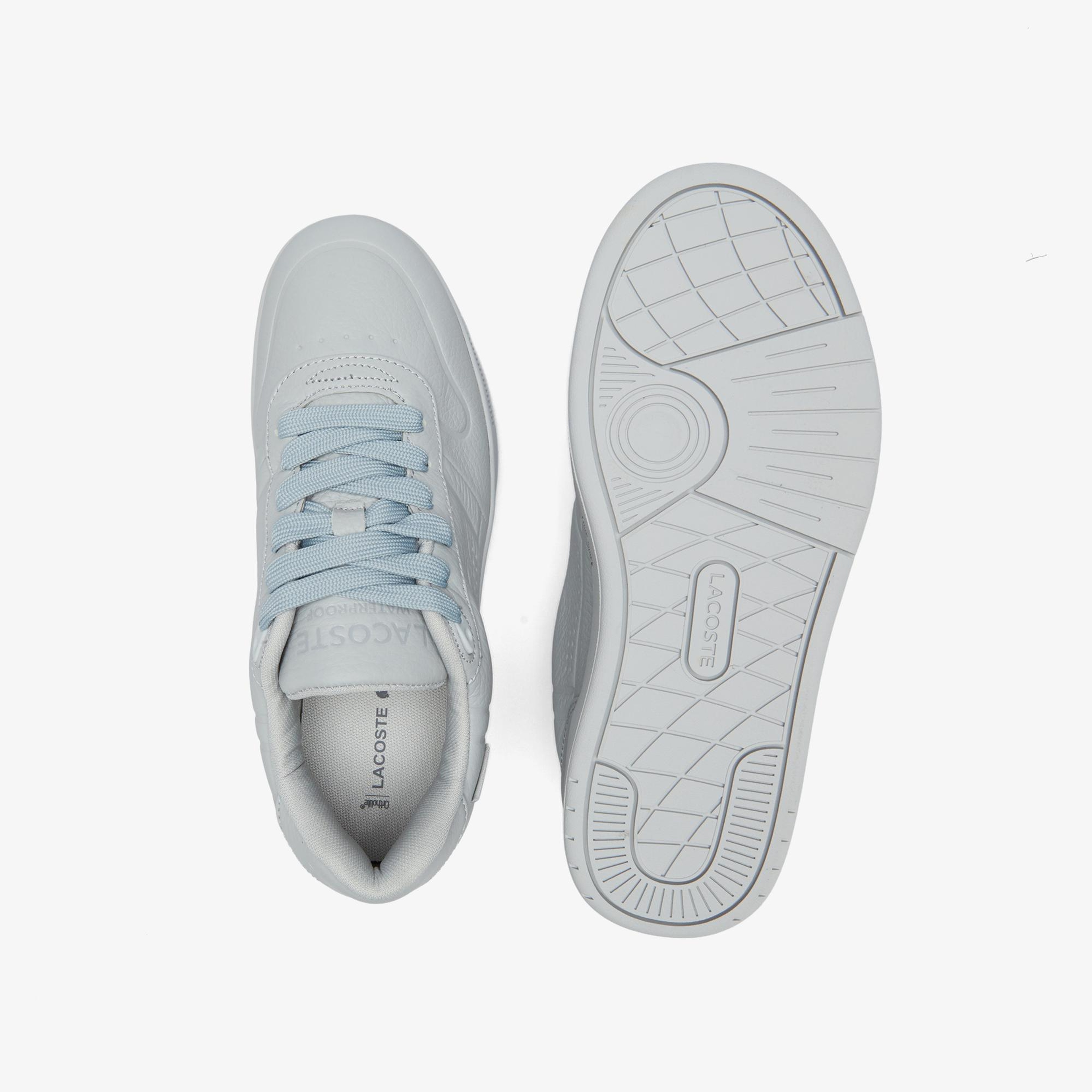 Lacoste T-Clip Shield Kadın Açık Gri Sneaker