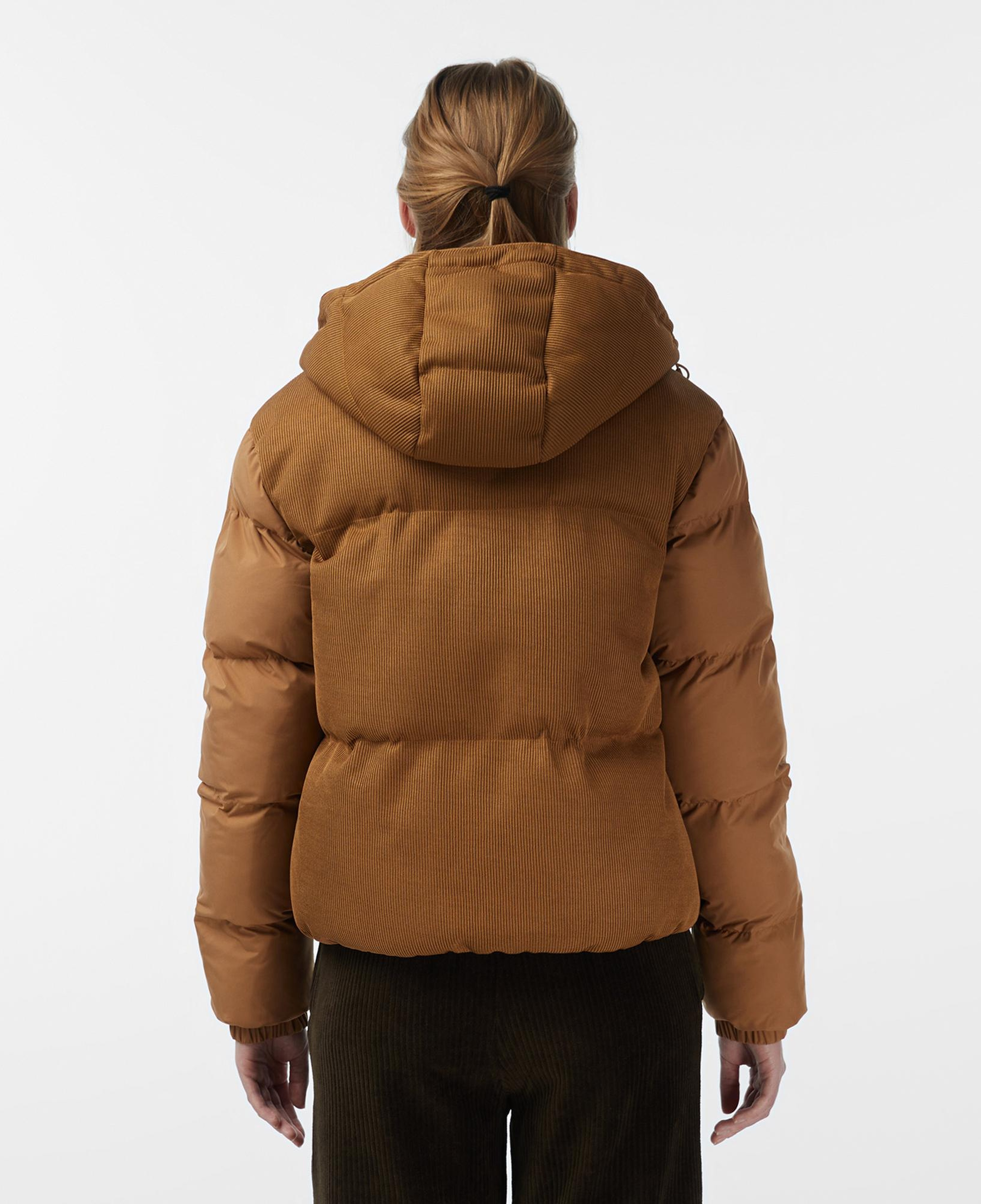 Lacoste Kadın Kapüşonlu Açık Kahverengi Mont