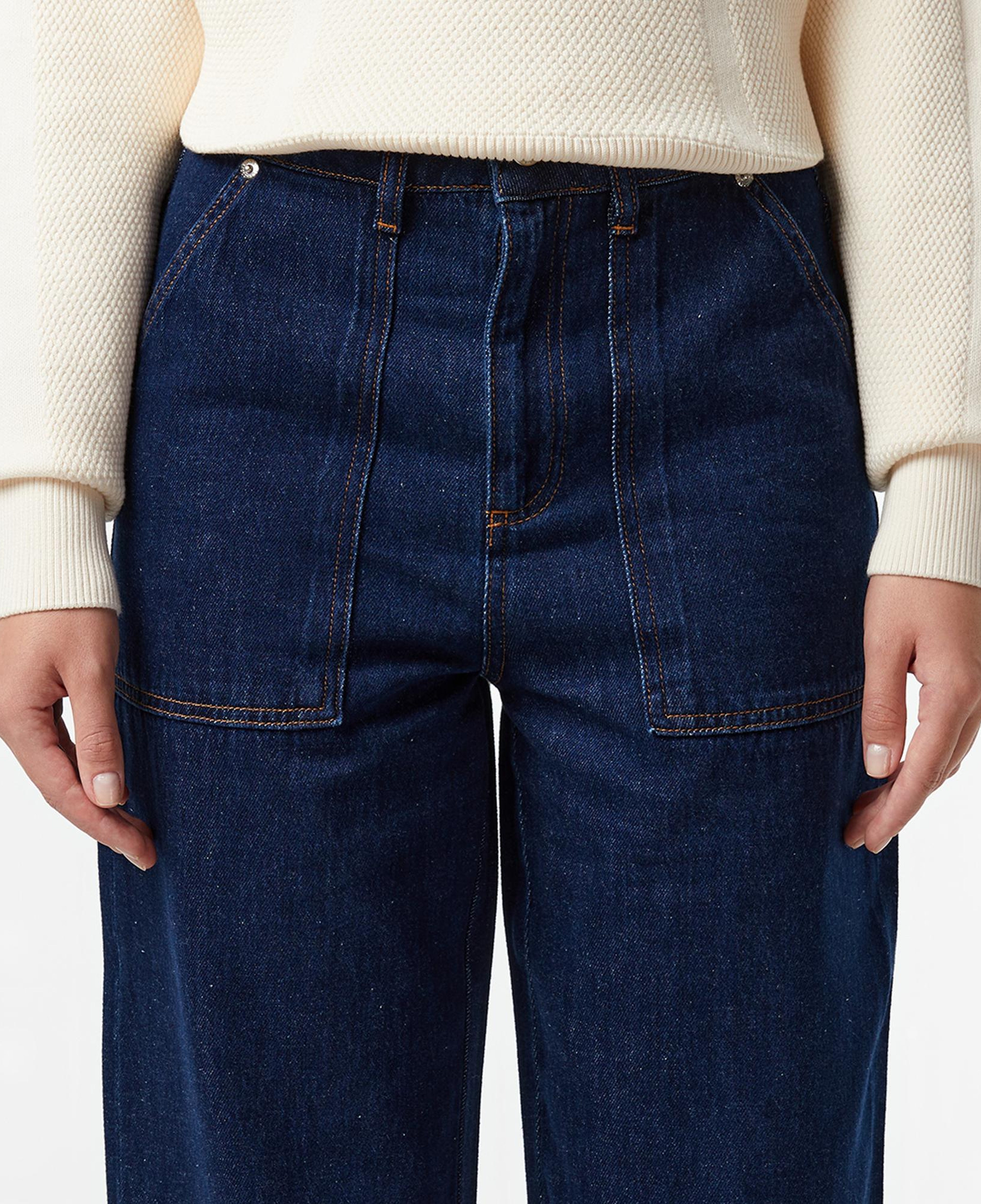 Lacoste Kadın Straight Fit Koyu Mavi Pantolon
