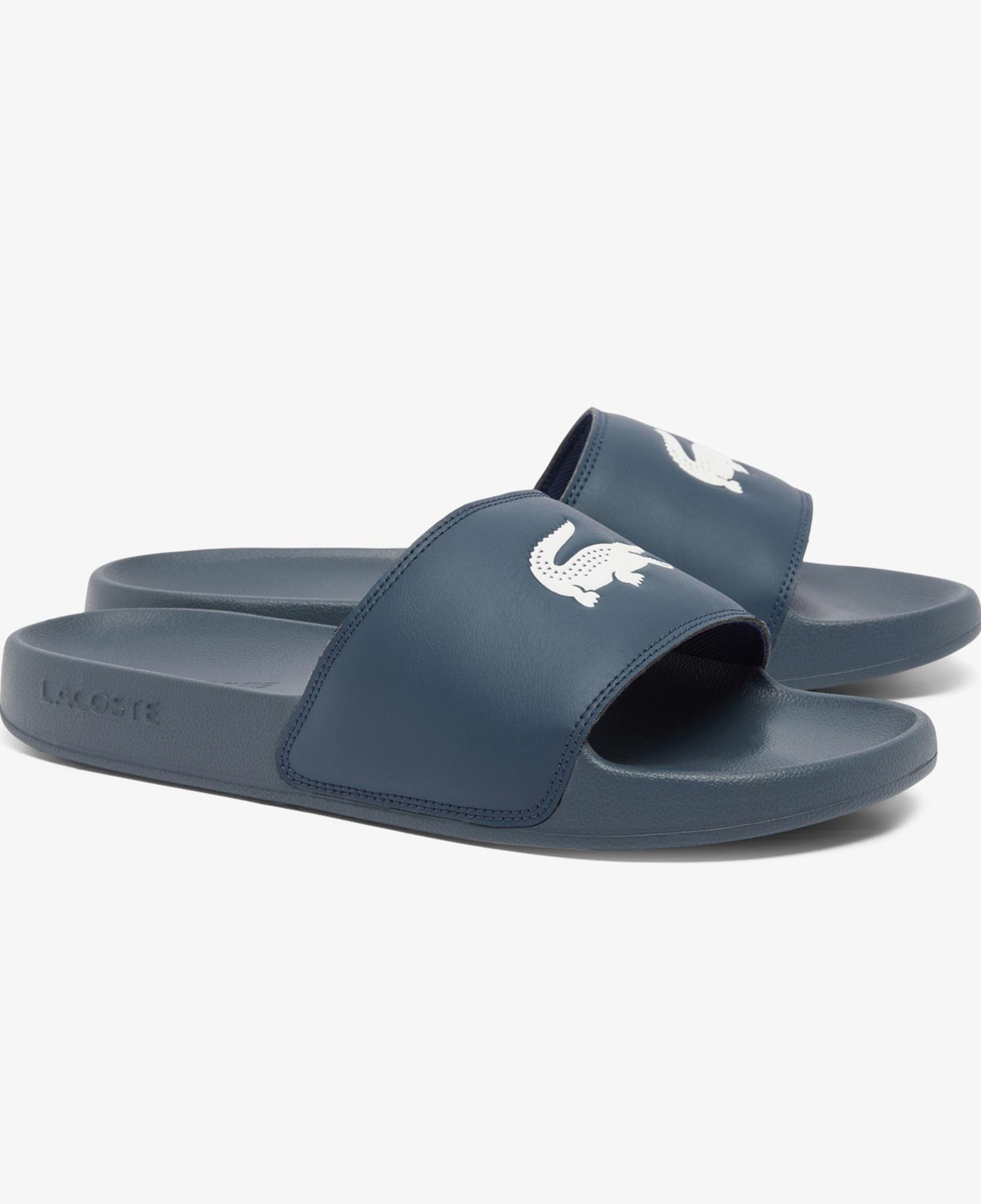 Lacoste Serve Slide Erkek Lacivert Terlik