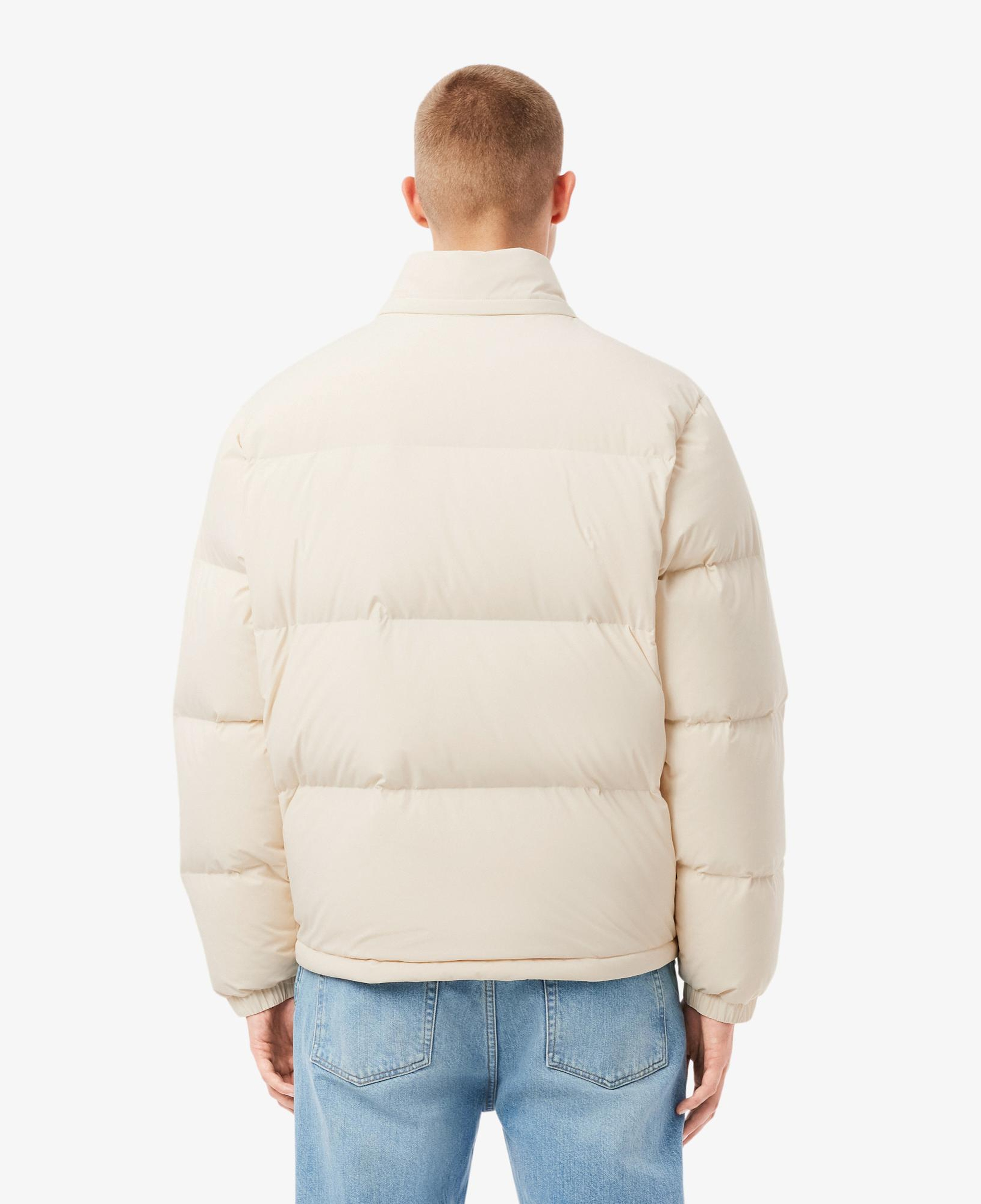 Lacoste Erkek Relaxed Fit Kapüşonlu Krem Mont