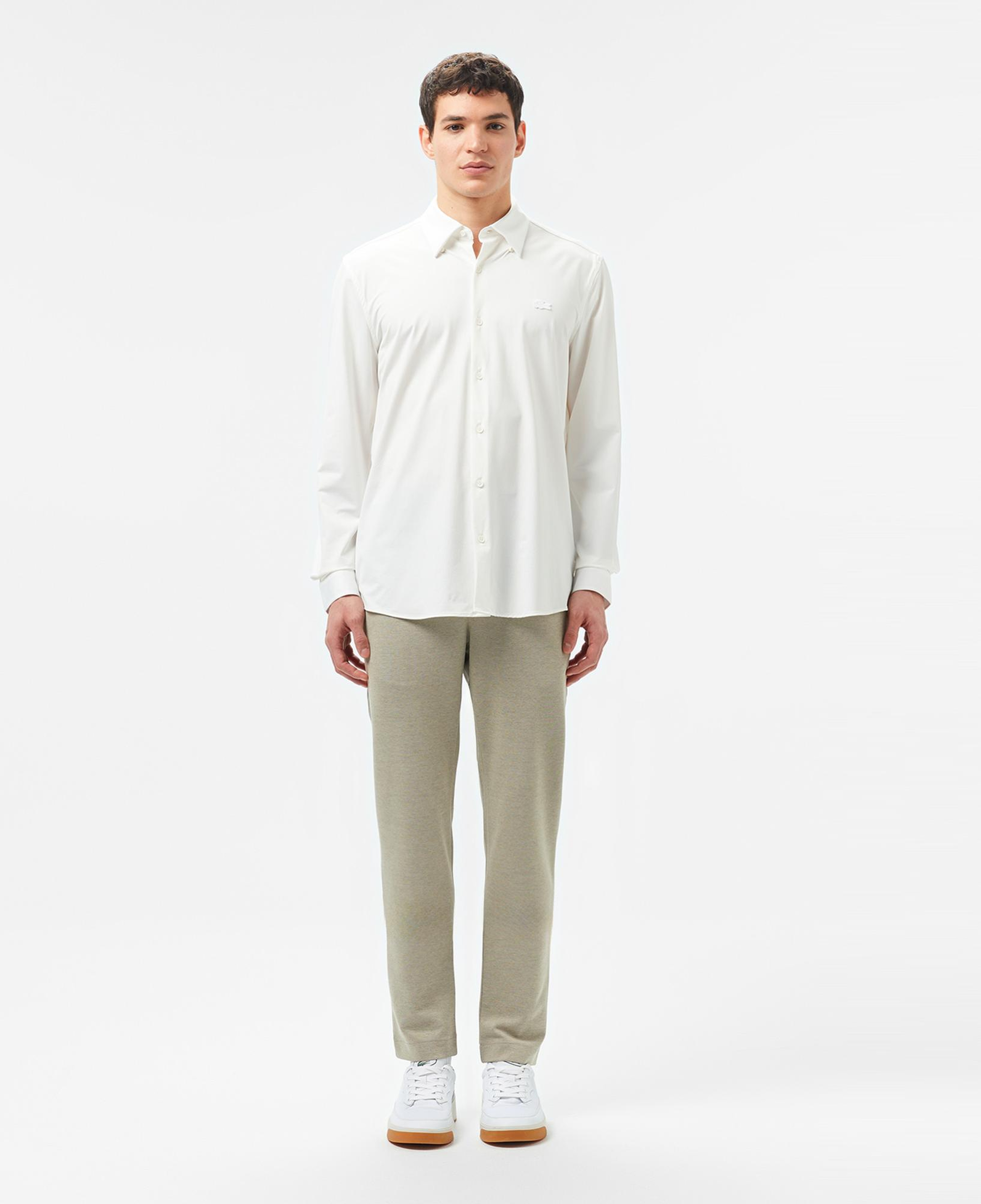 Lacoste Erkek Slim Fit Beyaz Gömlek