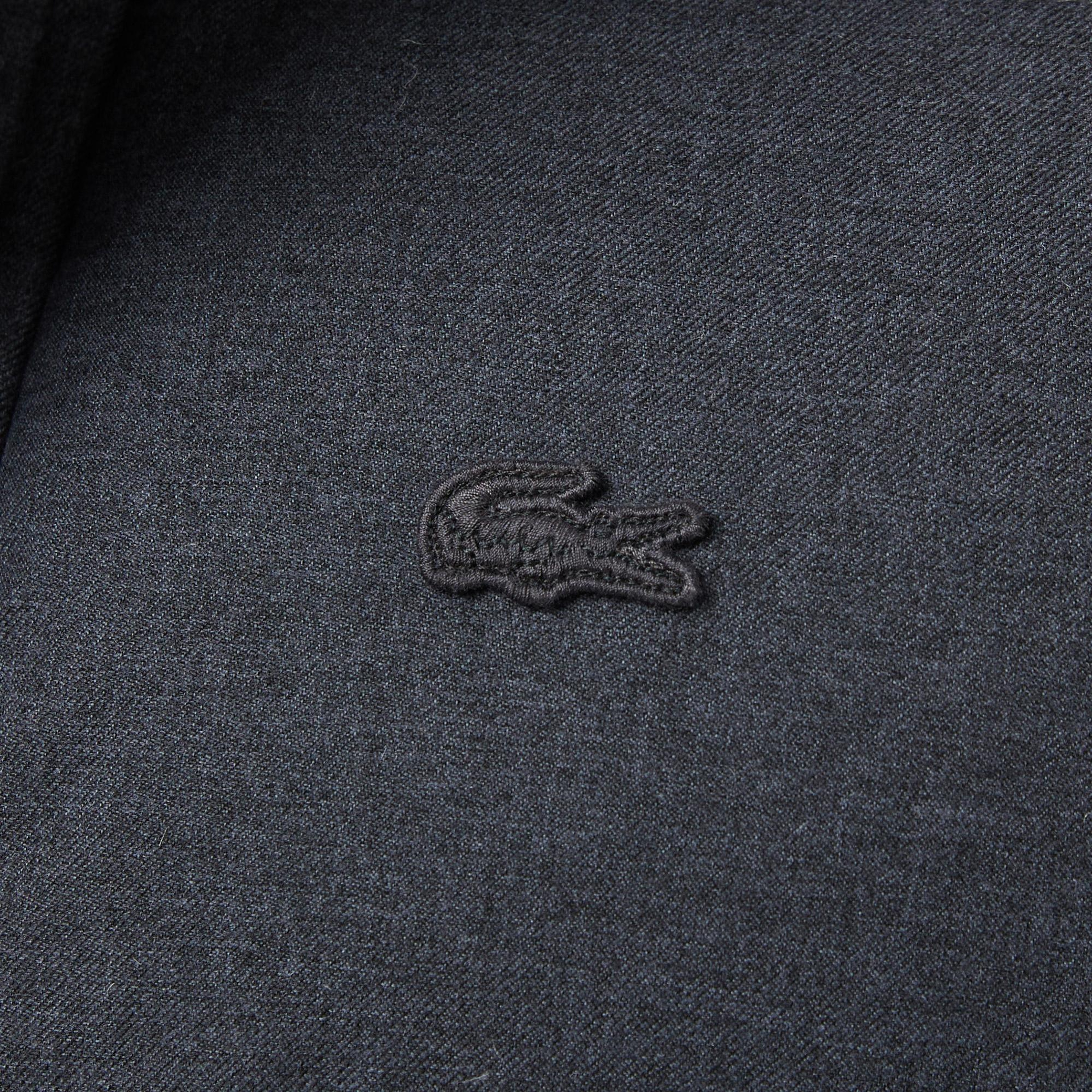 Lacoste Erkek Dik Yaka Koyu Gri Yelek