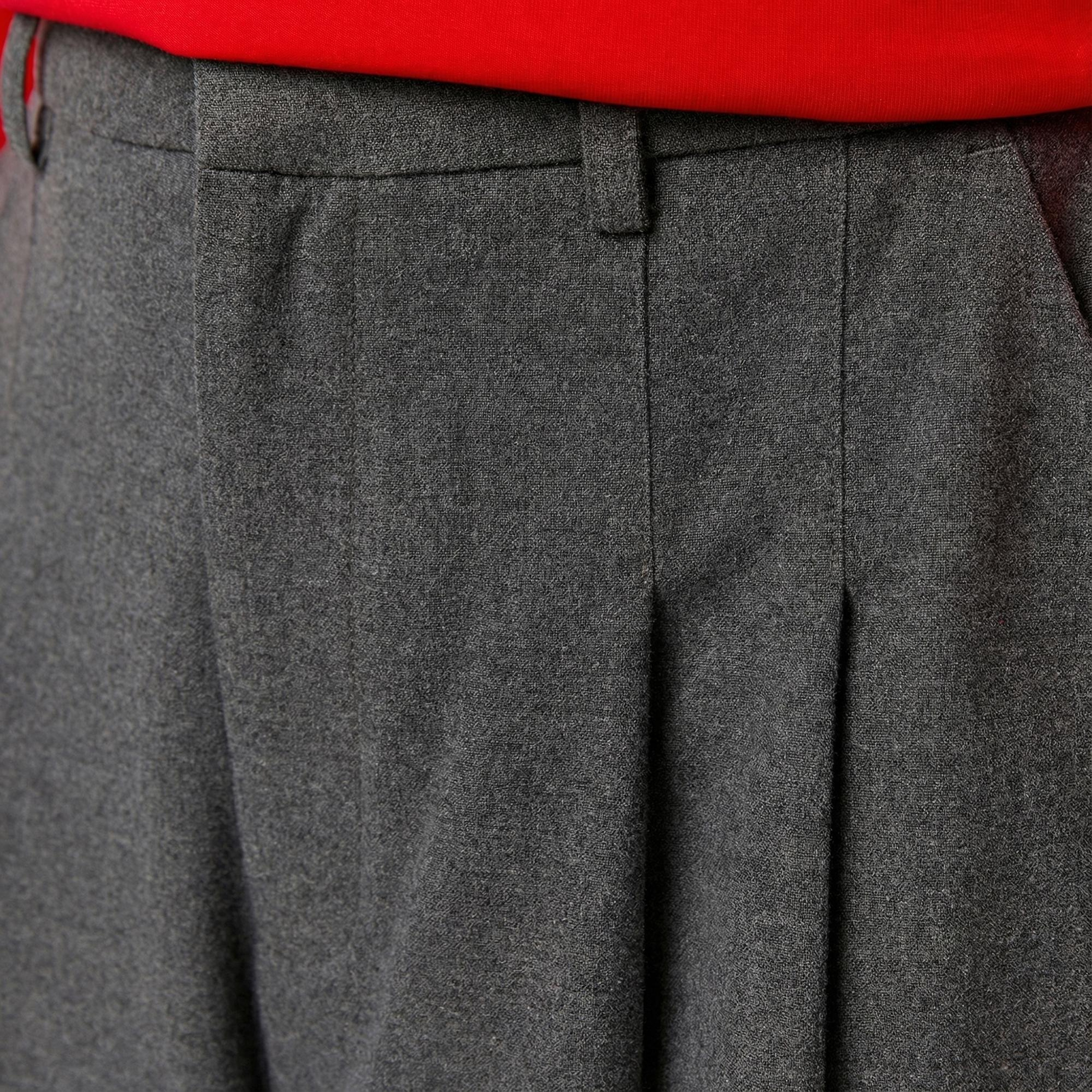 Lacoste Kadın Gri Bermuda Şort