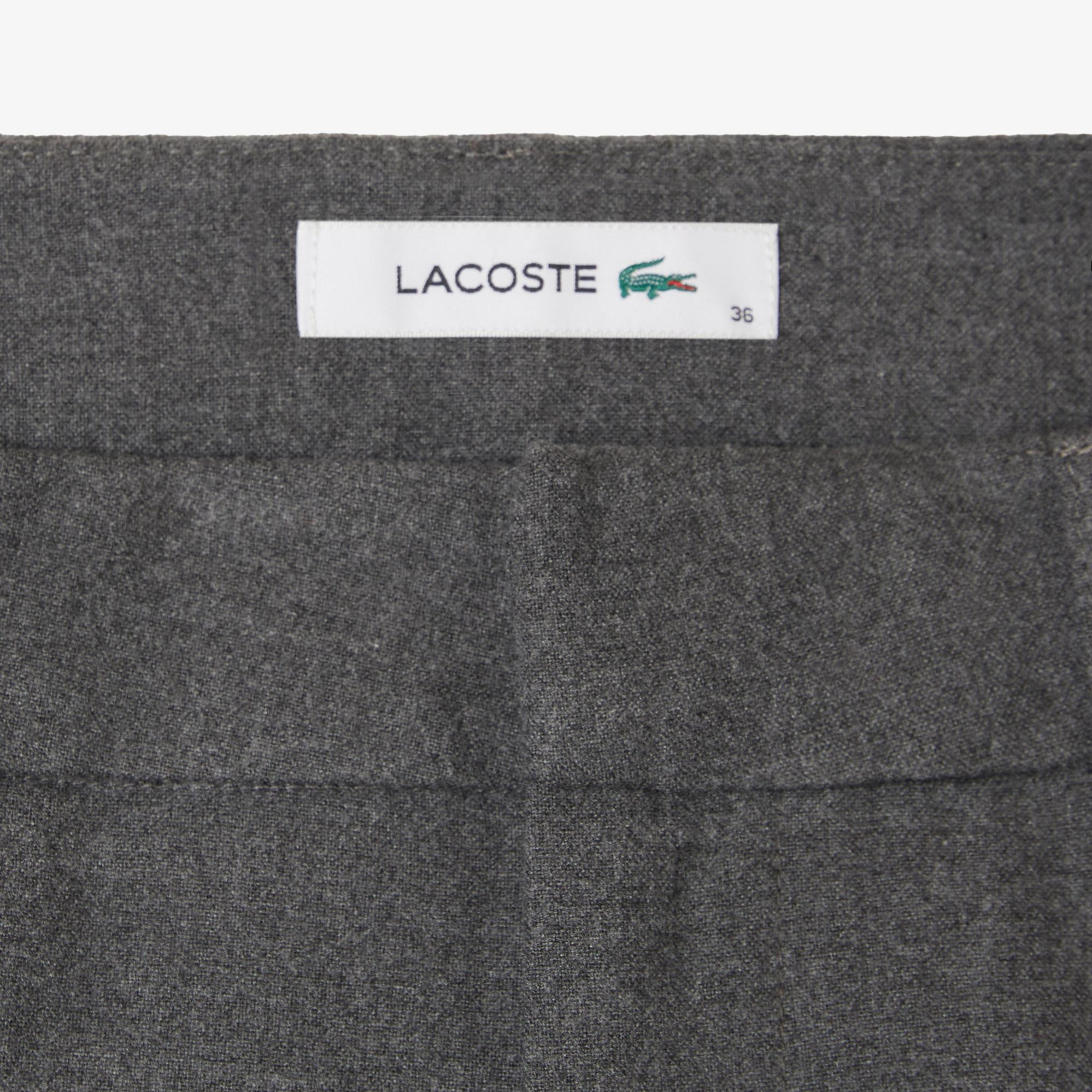 Lacoste Kadın Gri Bermuda Şort