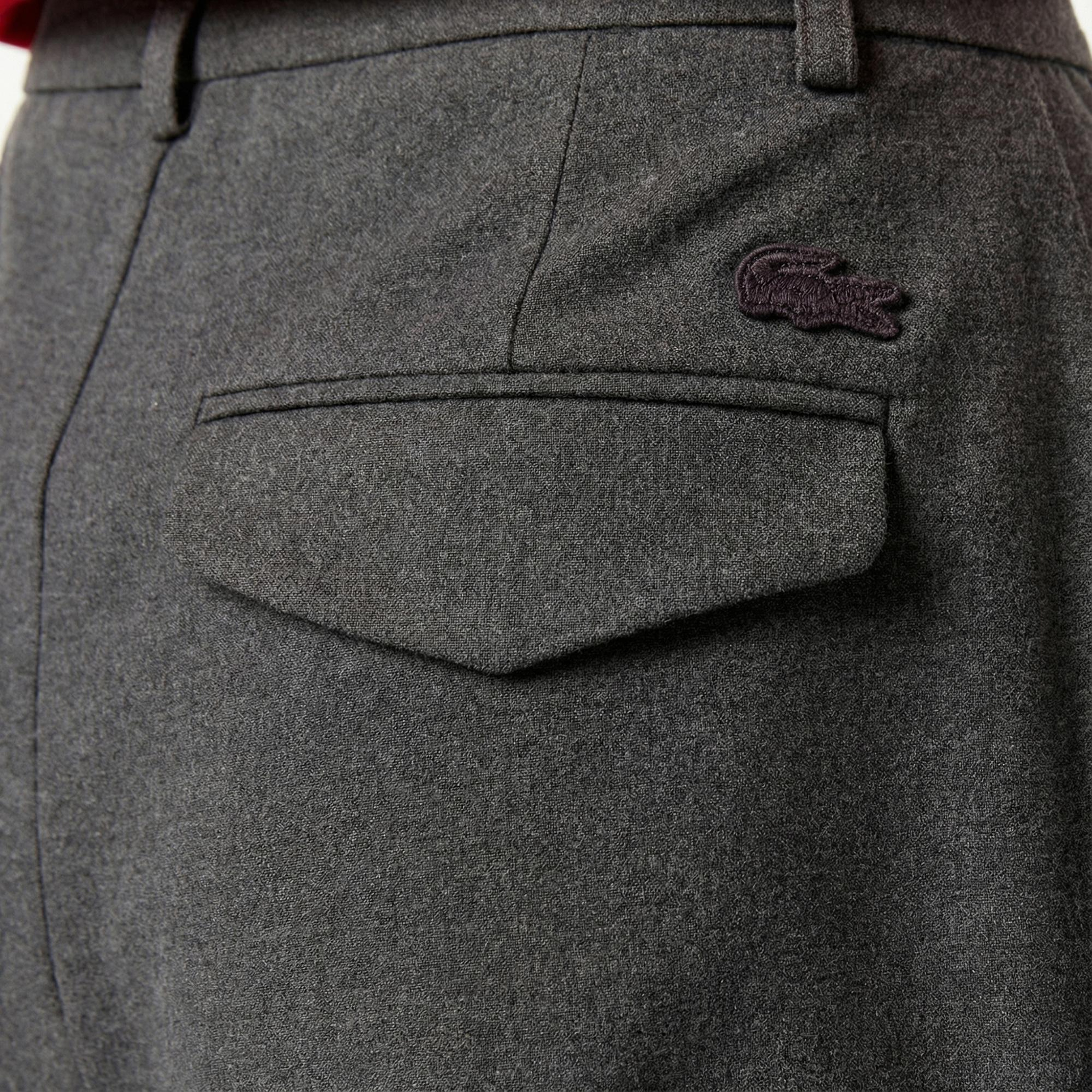 Lacoste Kadın Gri Bermuda Şort