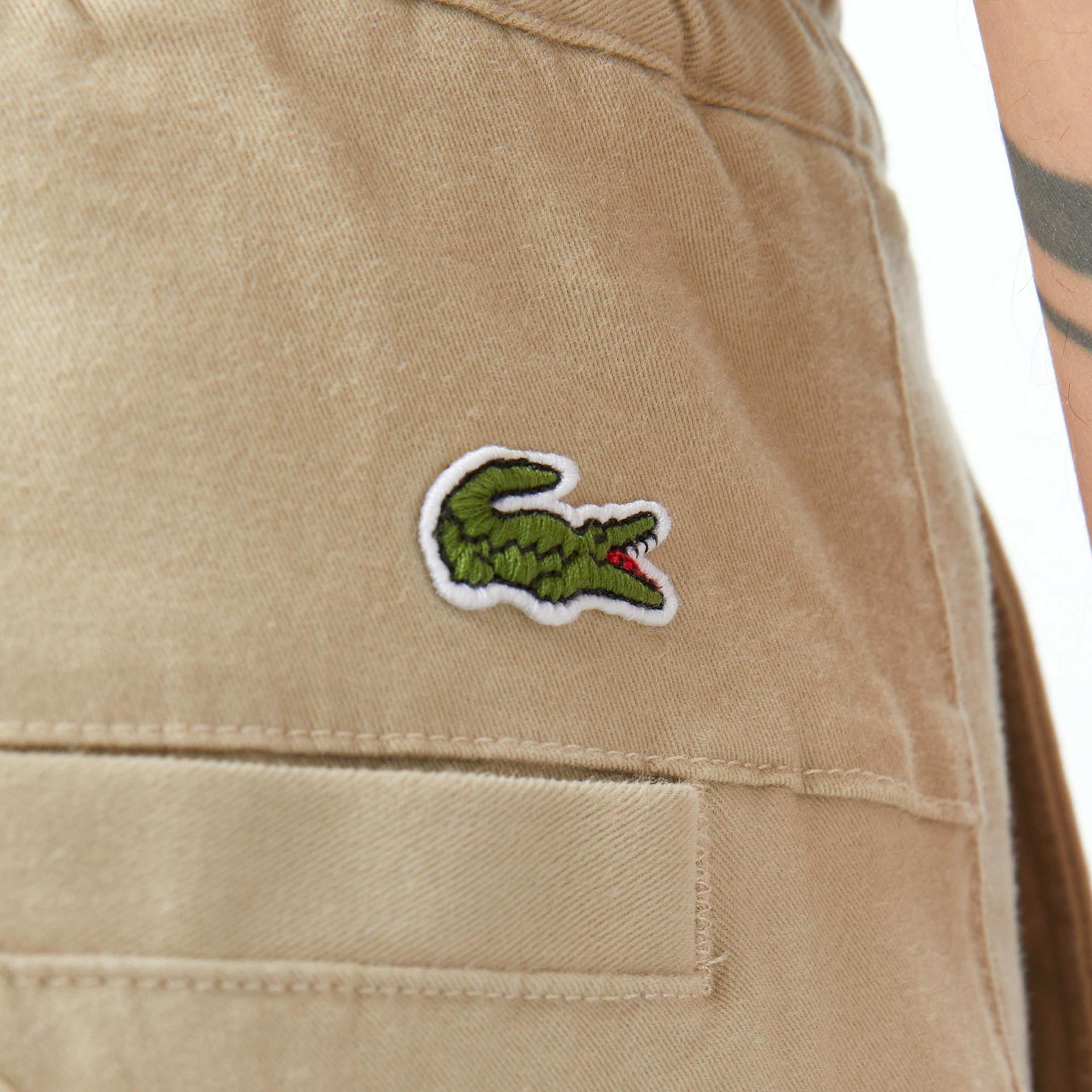 Lacoste Erkek Slim Fit Kahverengi Chino Pantolon