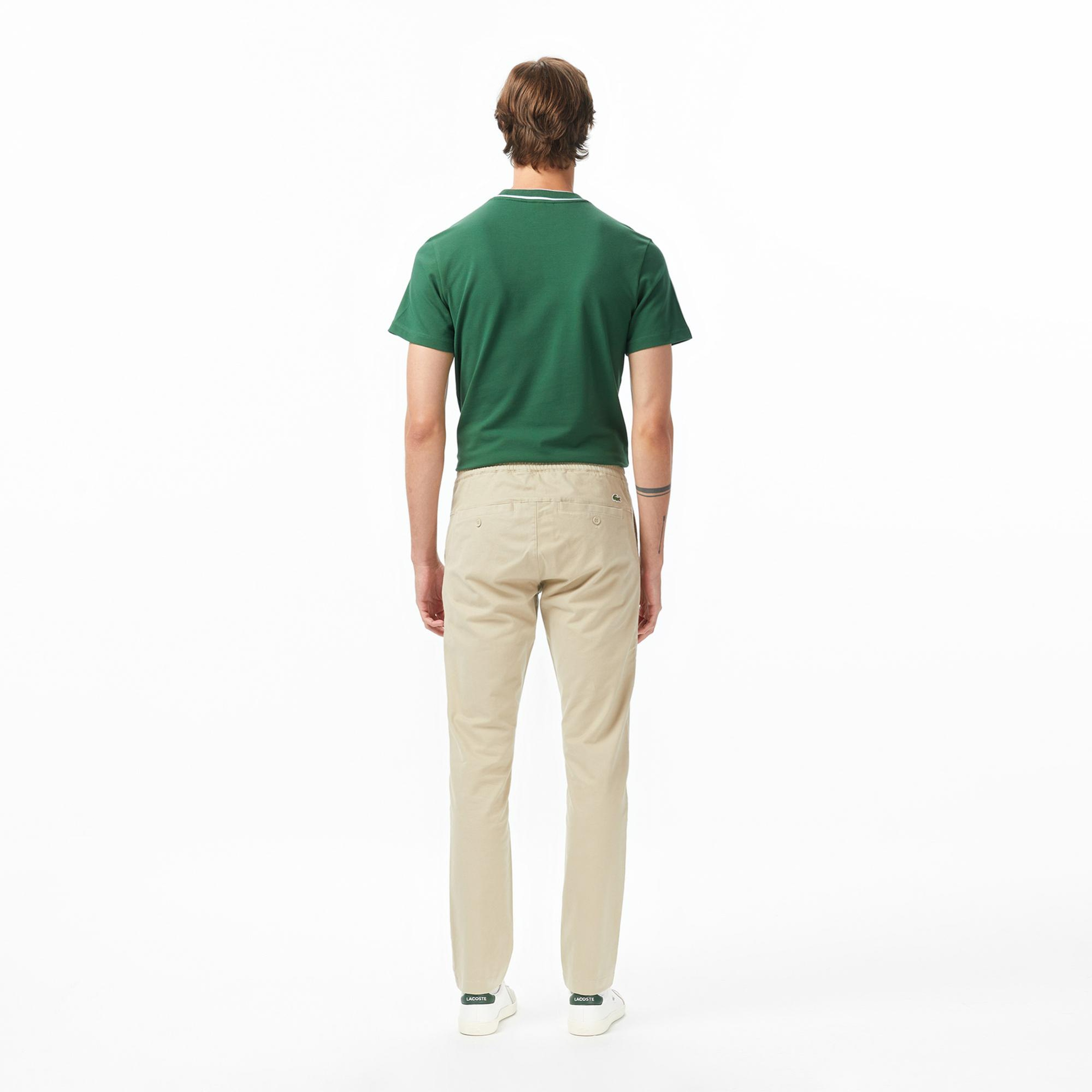 Lacoste Erkek Slim Fit Kahverengi Chino Pantolon