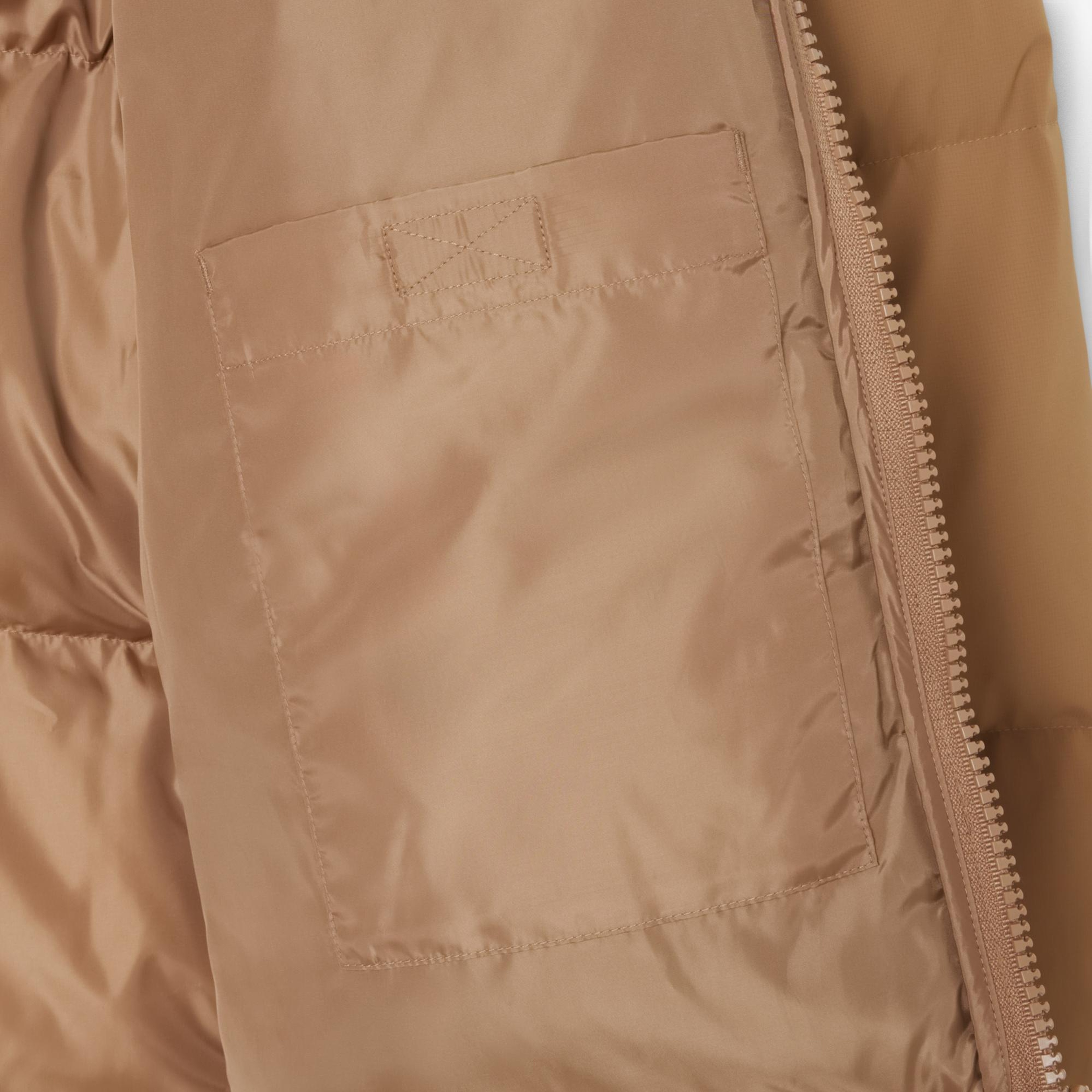 Lacoste Erkek Relaxed Fit Kapüşonlu Koyu Kahverengi Mont