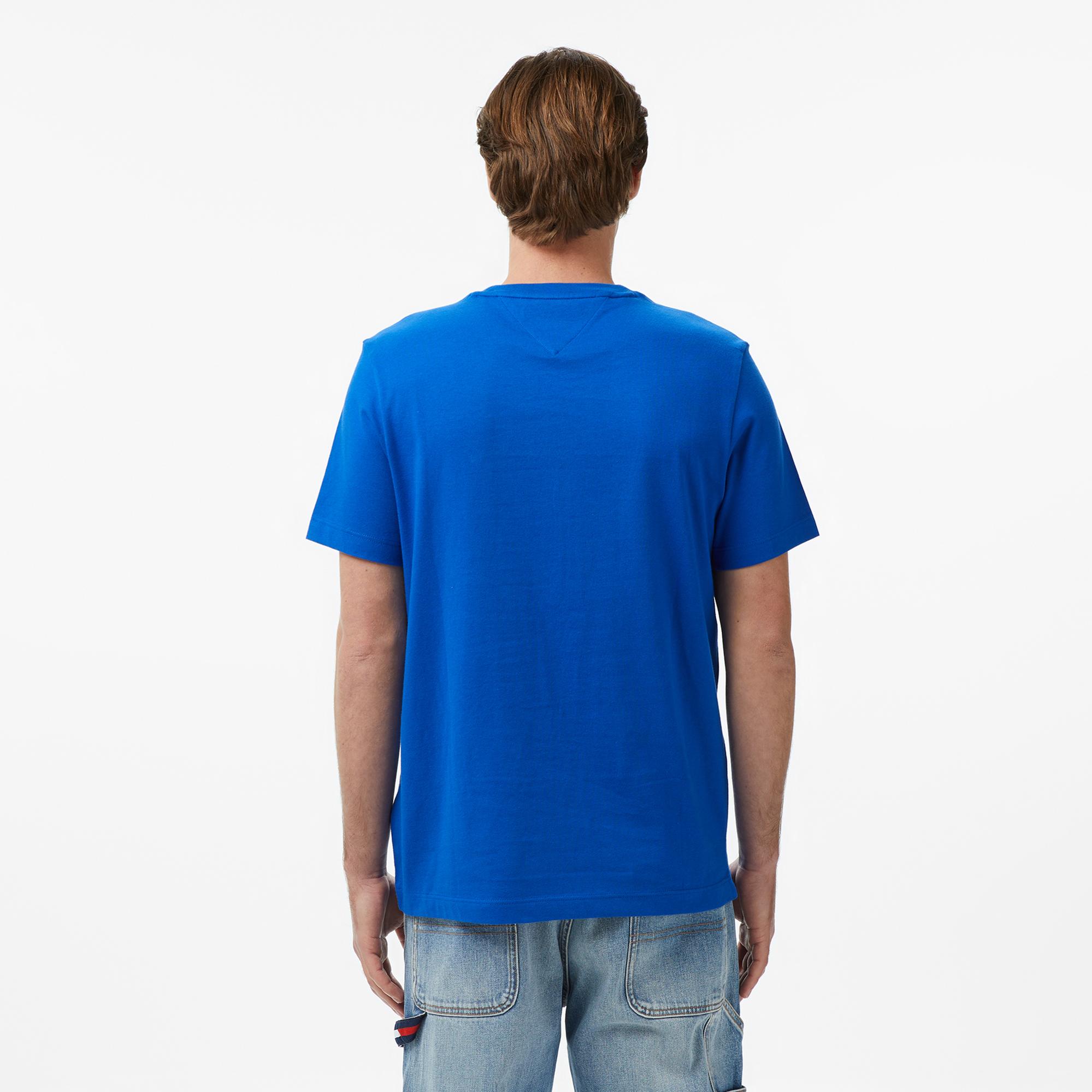 Tommy Hilfiger Core Essentials Erkek Mavi T-Shirt