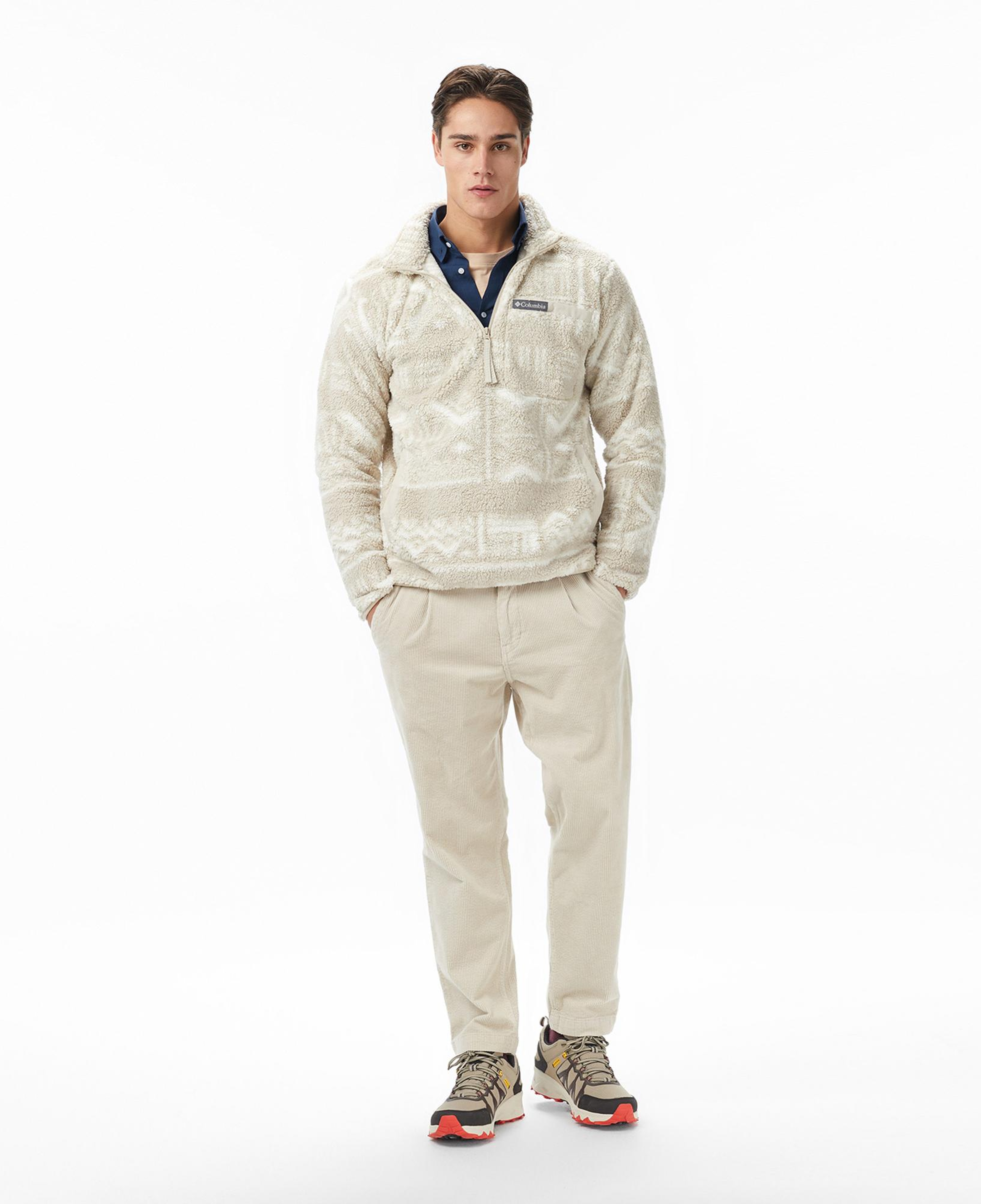 Columbia Rugged Ridge High Pile Half Zip Erkek Bej Polar Ceket