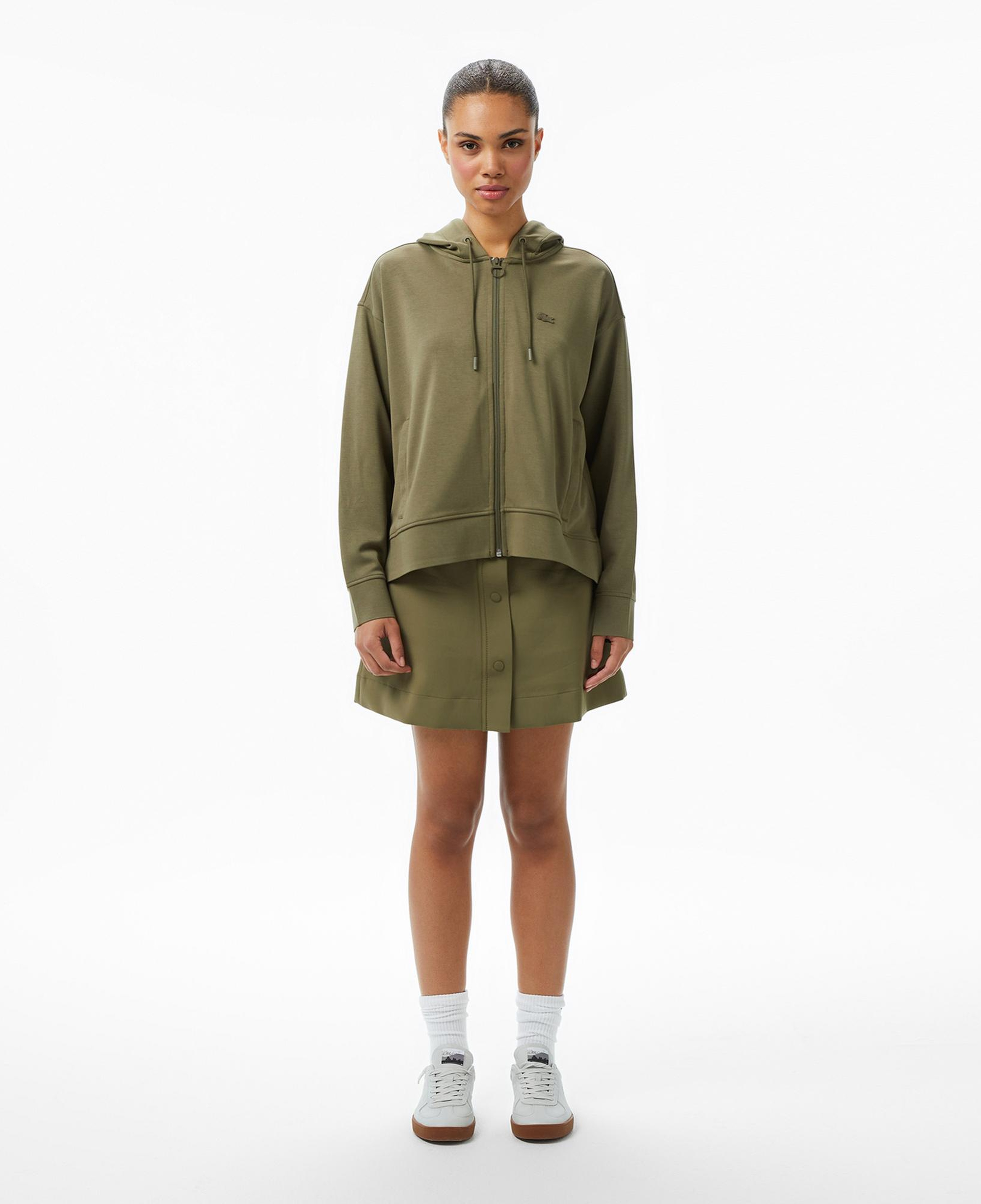 Lacoste Kadın Classic Fit Haki Etek