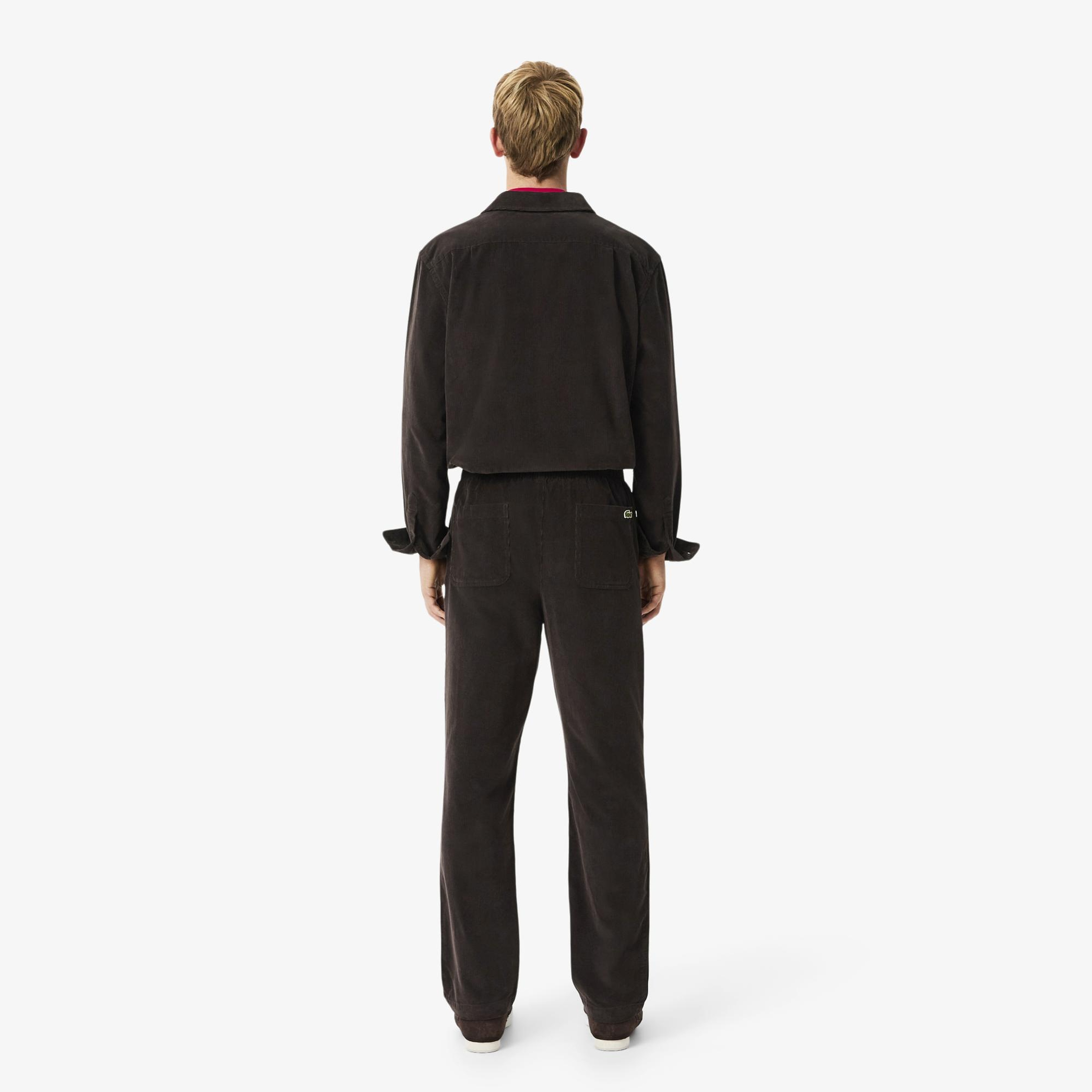 Lacoste Erkek Regular Fit Kahverengi Pantolon