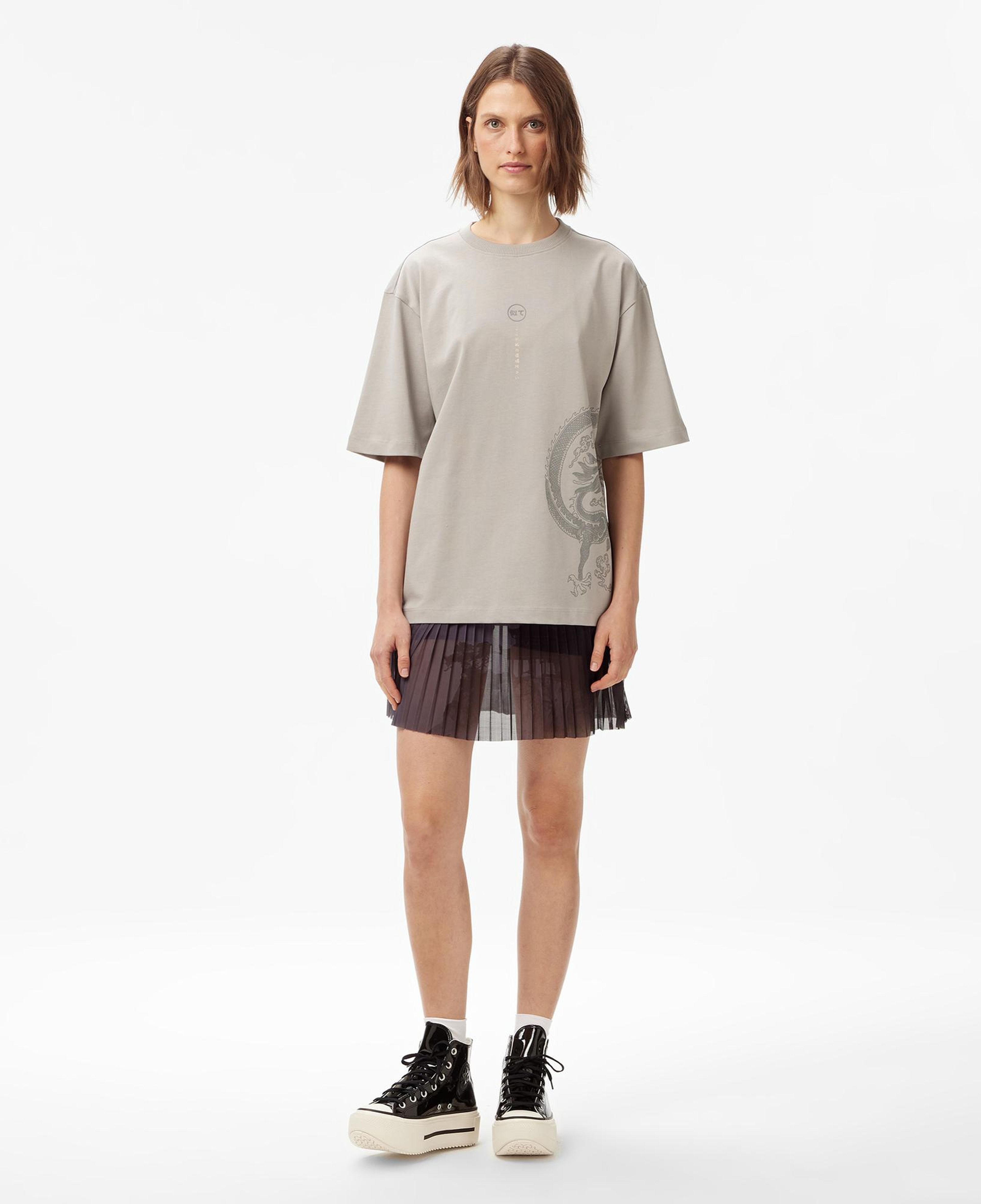 UNITED4 Kadın Gri Etek