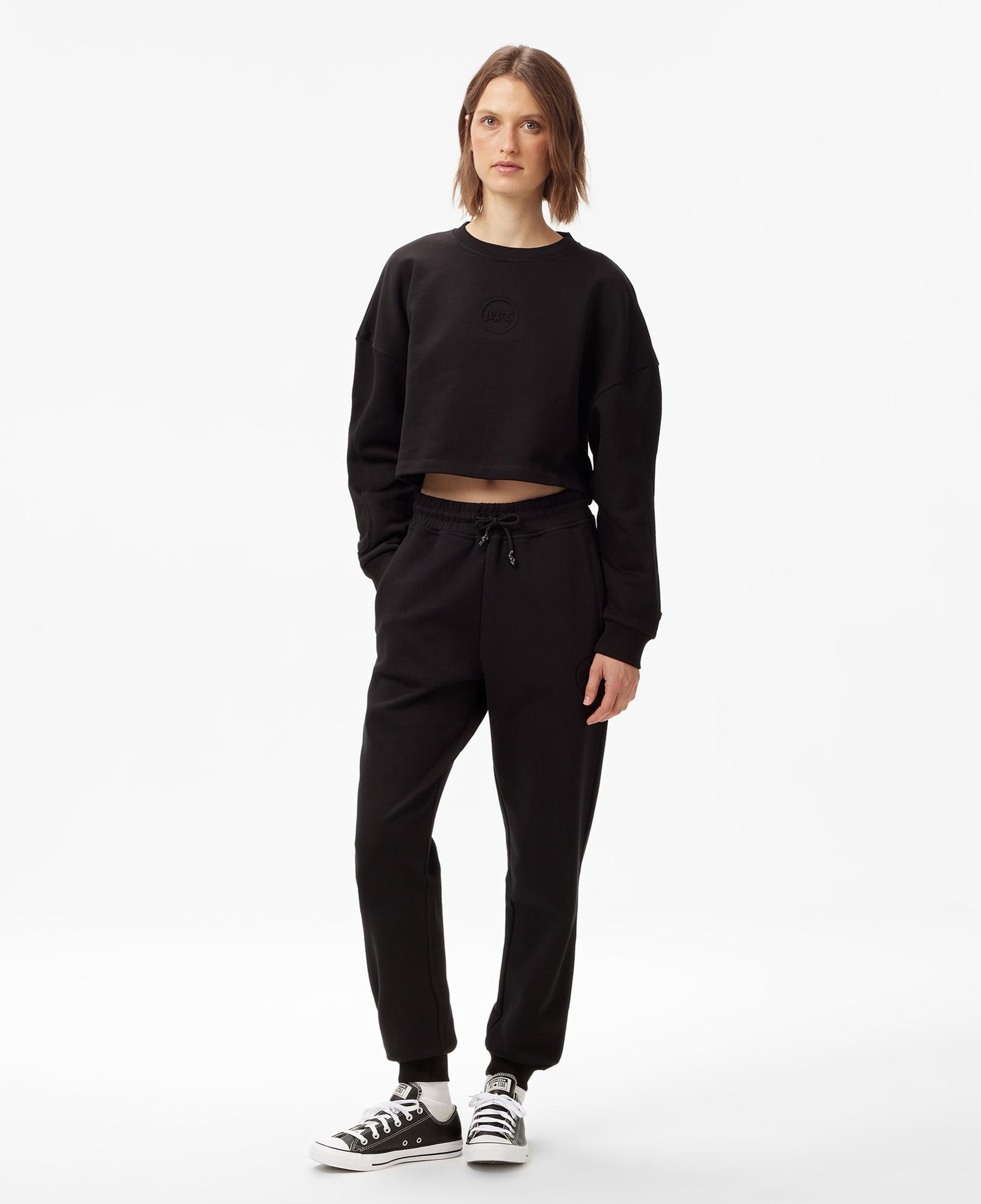 UNITED4 Classic Kadın Siyah Sweatshirt