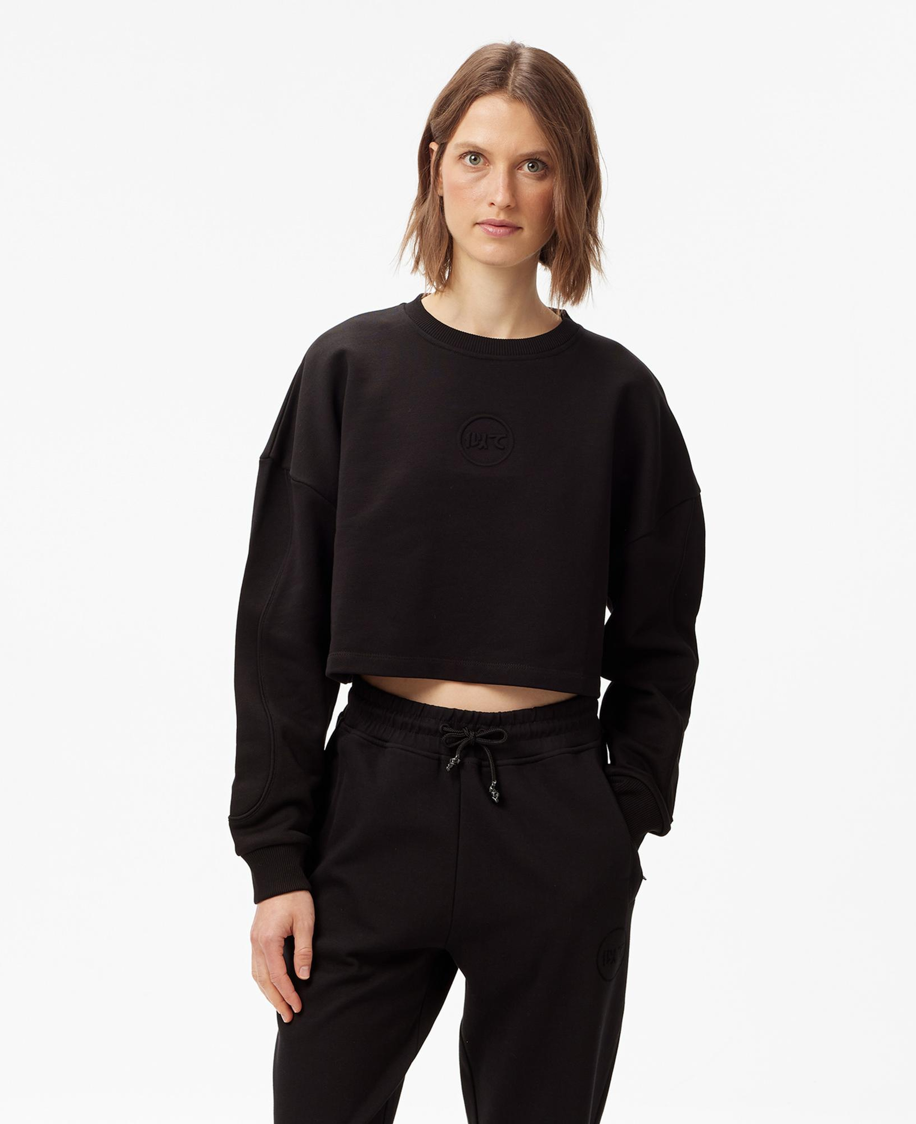 UNITED4 Classic Kadın Siyah Sweatshirt