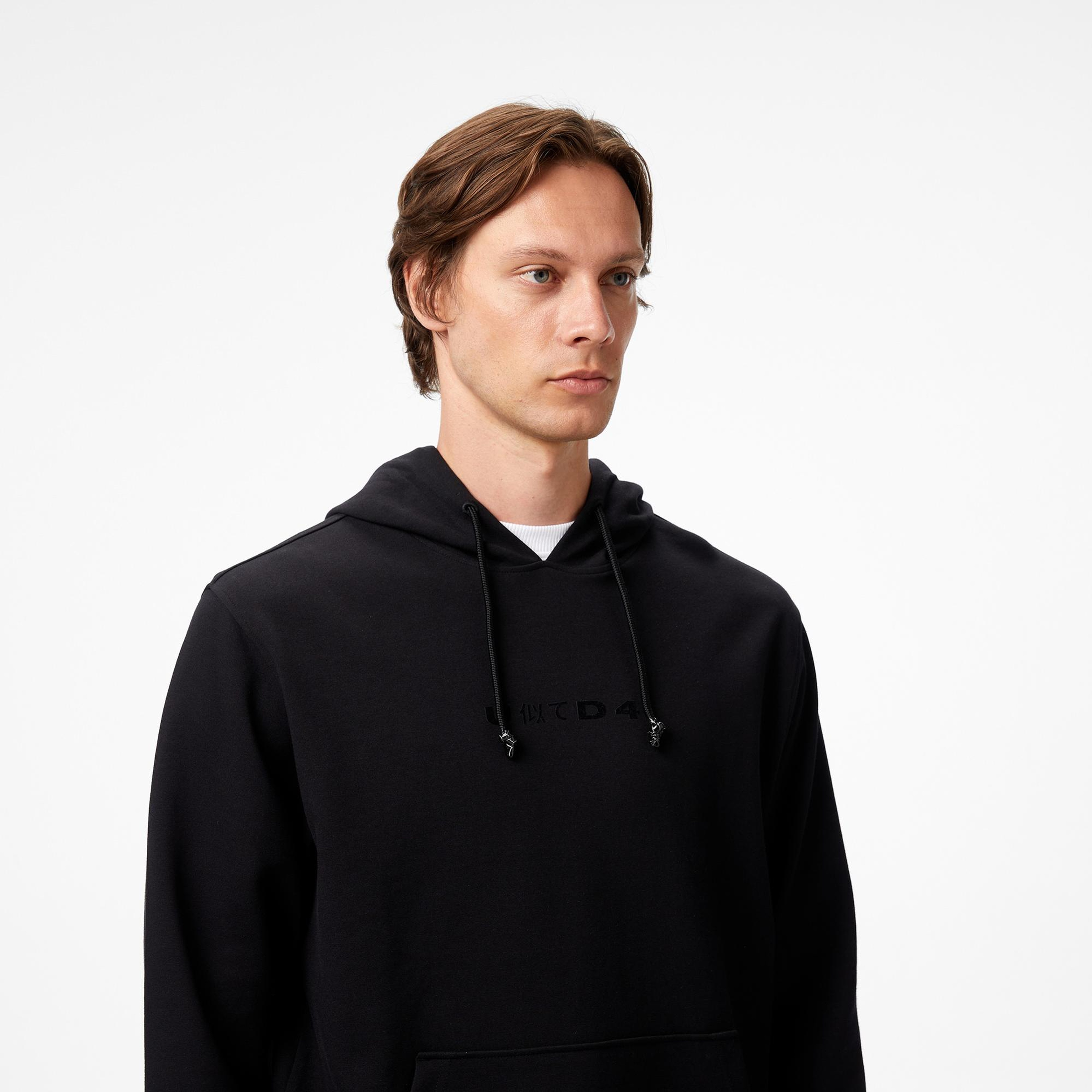 UNITED4 Erkek Siyah Sweatshirt