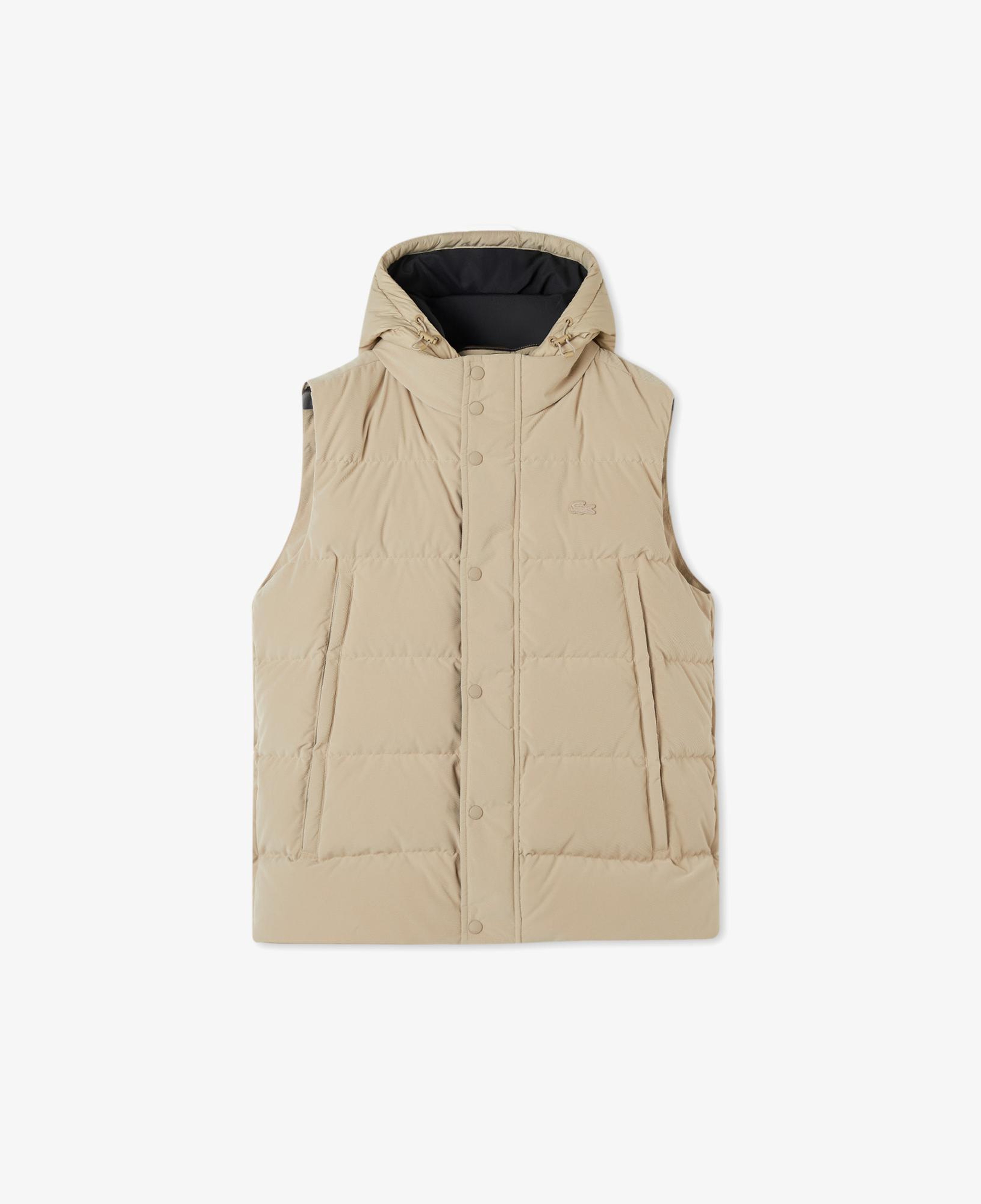 Lacoste Erkek Kapüşonlu Açık Kahverengi Yelek