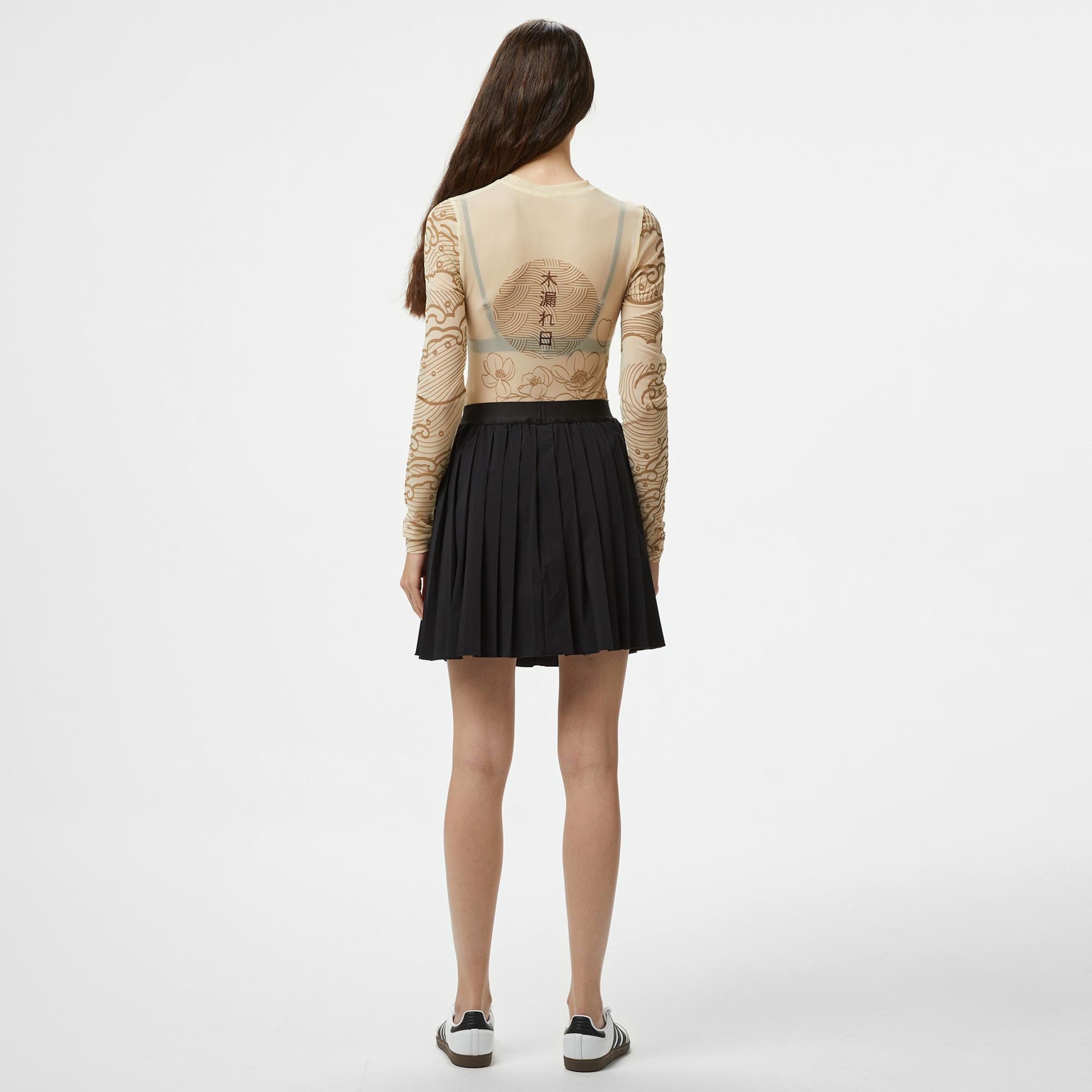 UNITED4 Kadın Siyah Etek