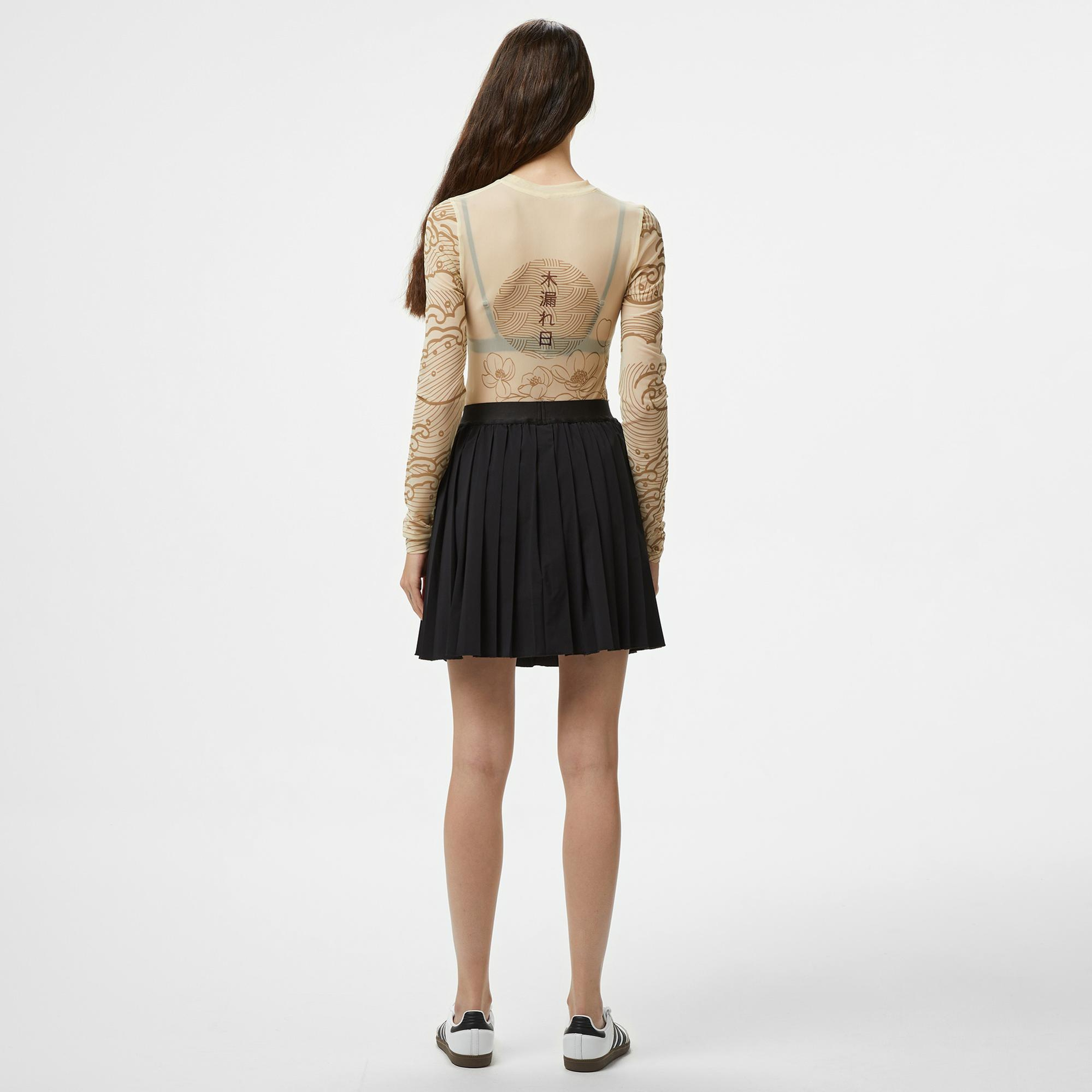 UNITED4 Kadın Siyah Etek