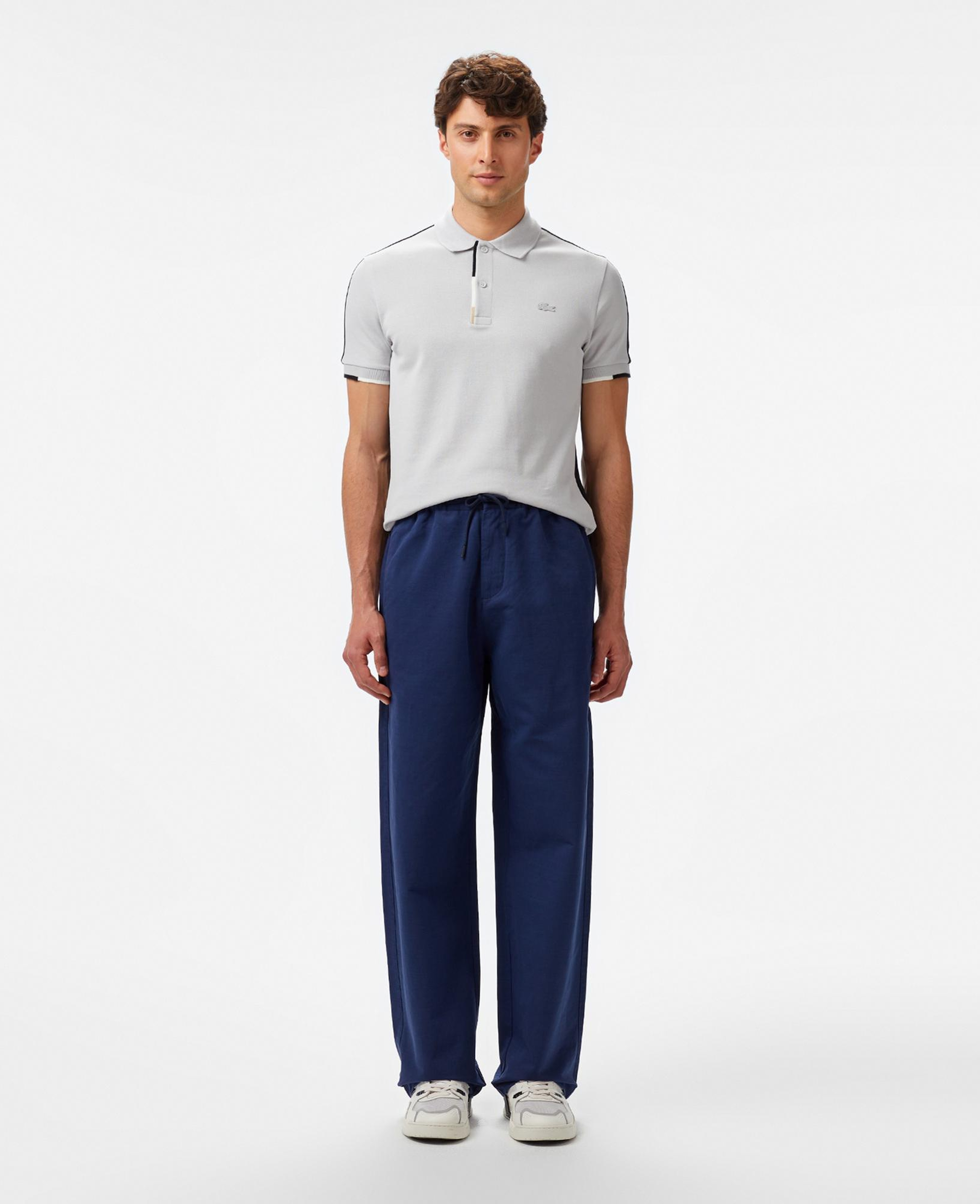 Lacoste Erkek Regular Fit Renk Bloklu Gri Polo