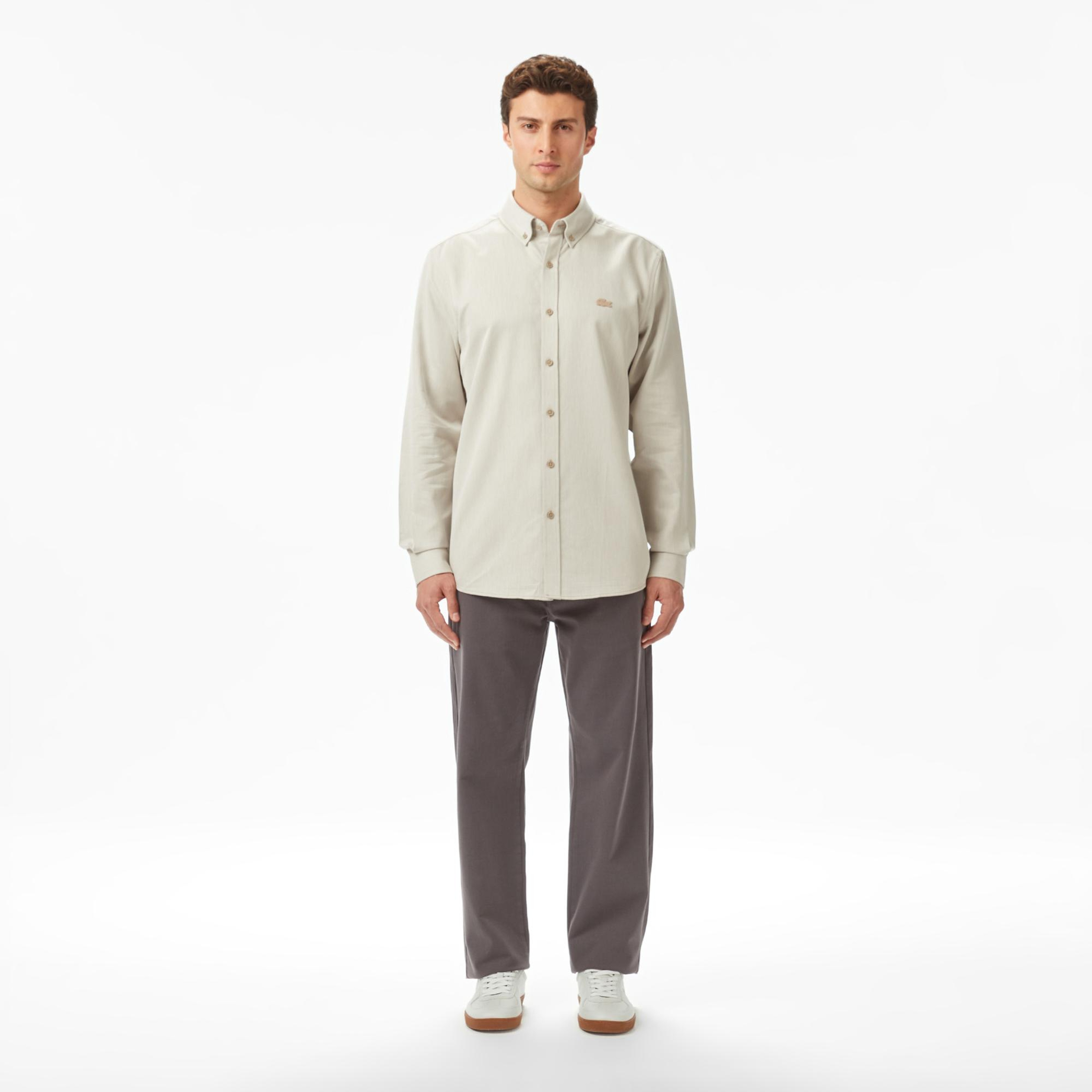 Lacoste Erkek Slim Fit Koyu Gri Pantolon