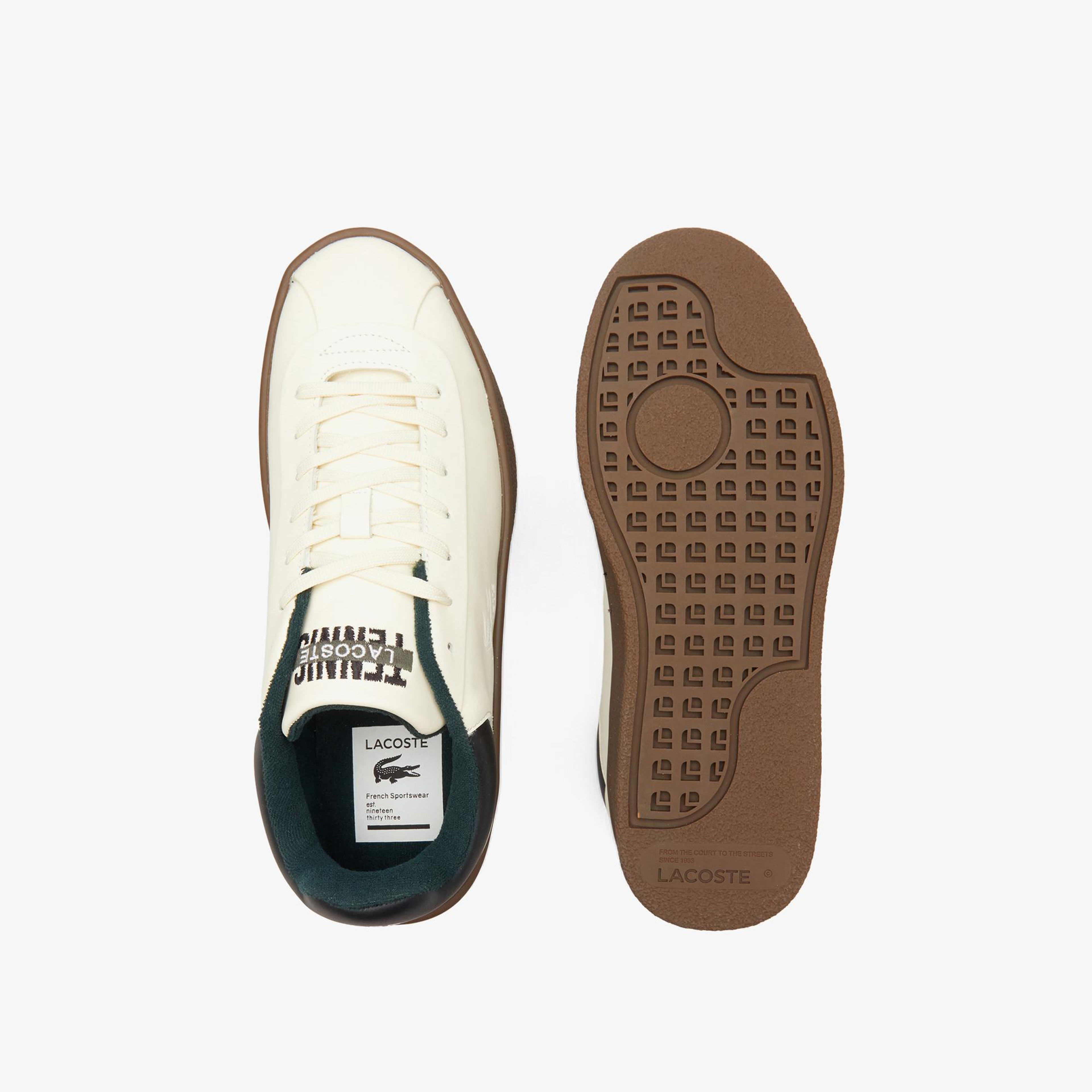 Lacoste Baseshot Premium Erkek Açık Kahverengi Sneaker