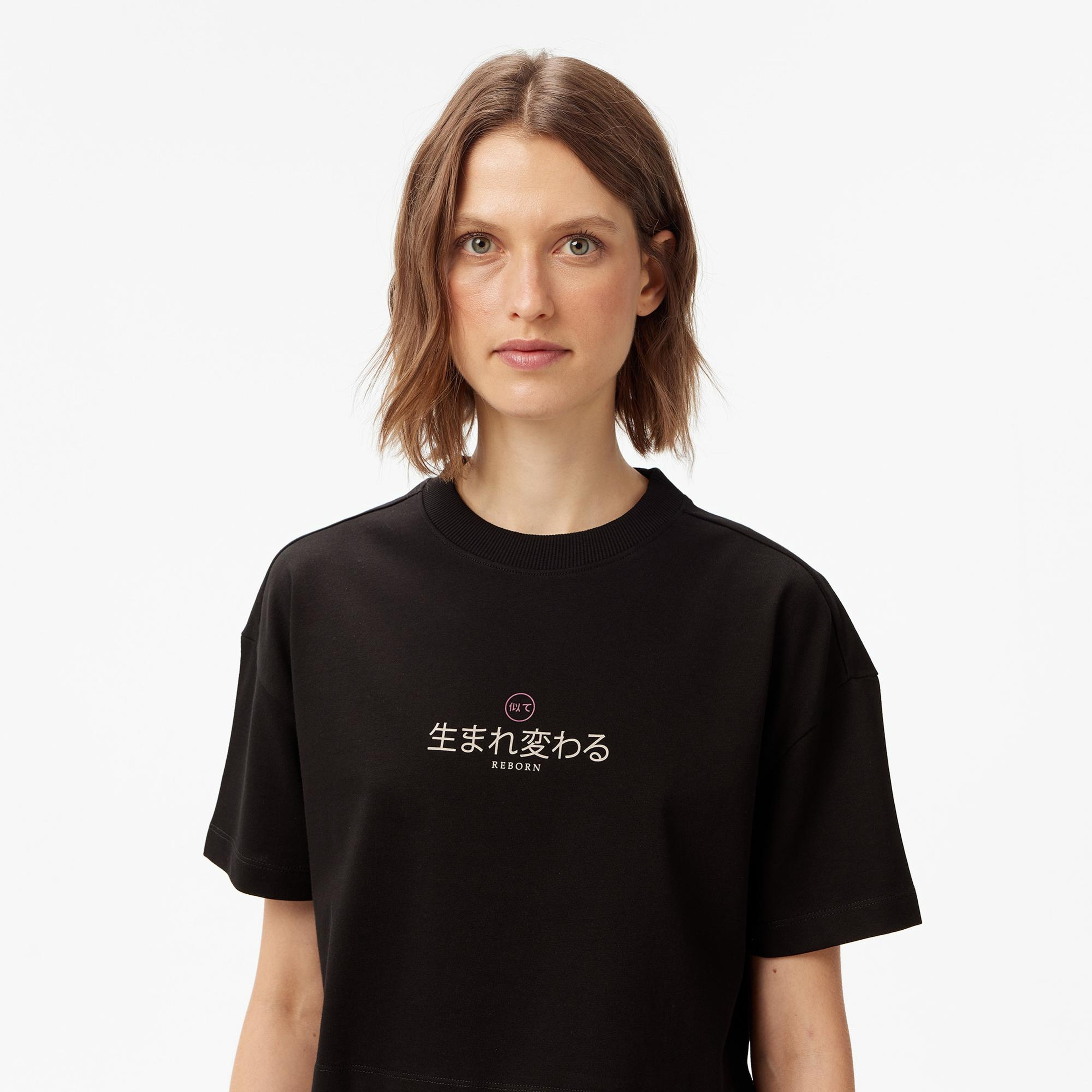 UNITED4 Classic Kadın Siyah T-Shirt