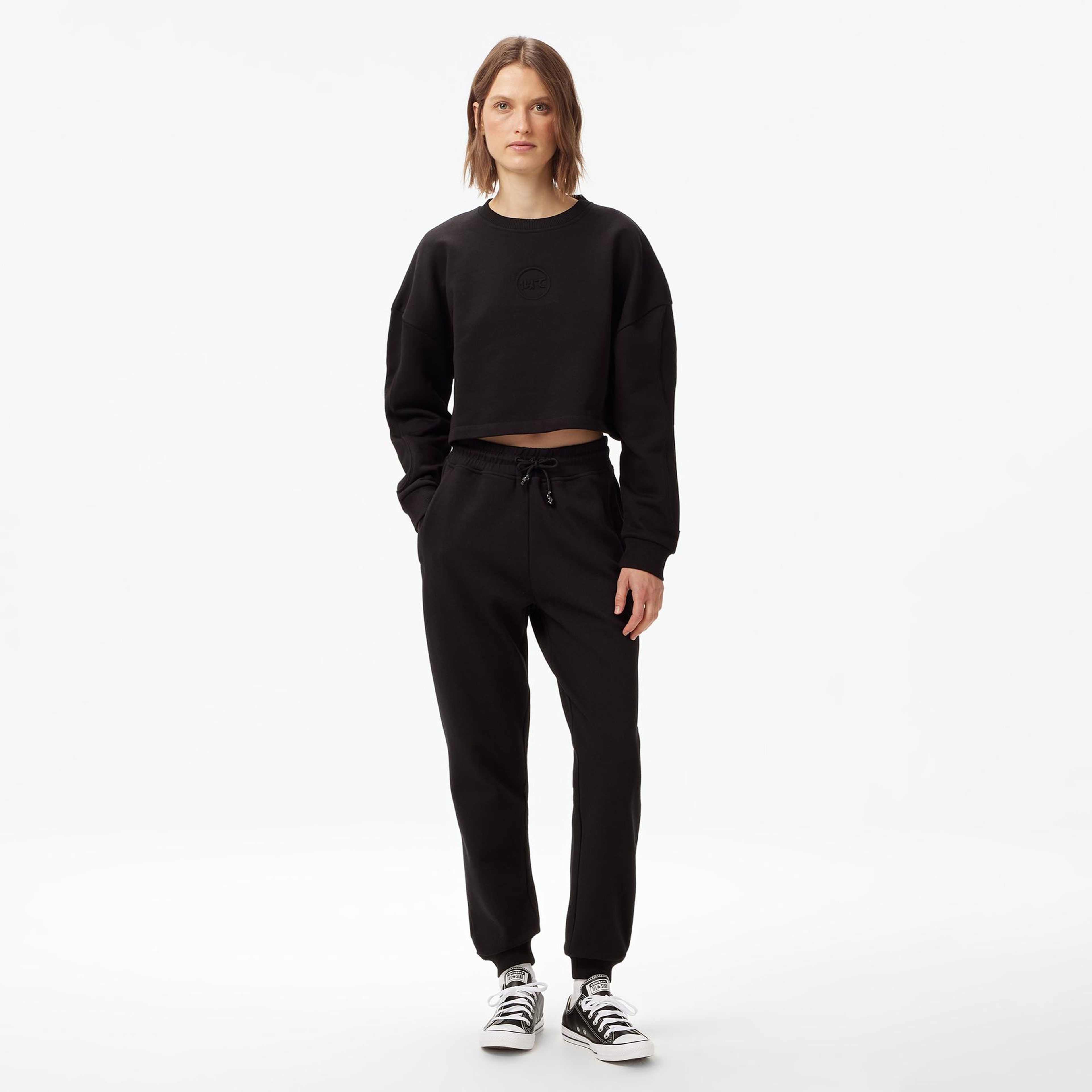 UNITED4 Classic Kadın Siyah Eşofman Altı