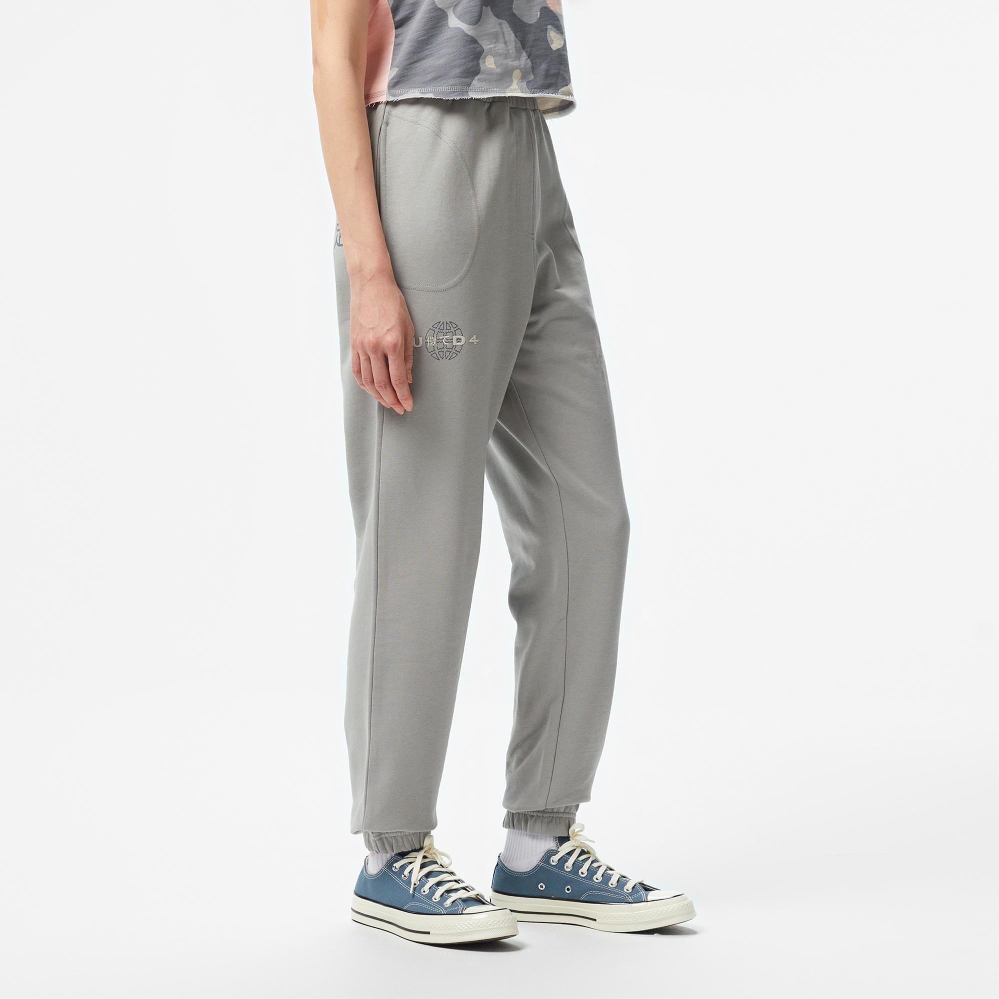 UNITED4 Comfort Flare Kadın Gri Eşofman Altı