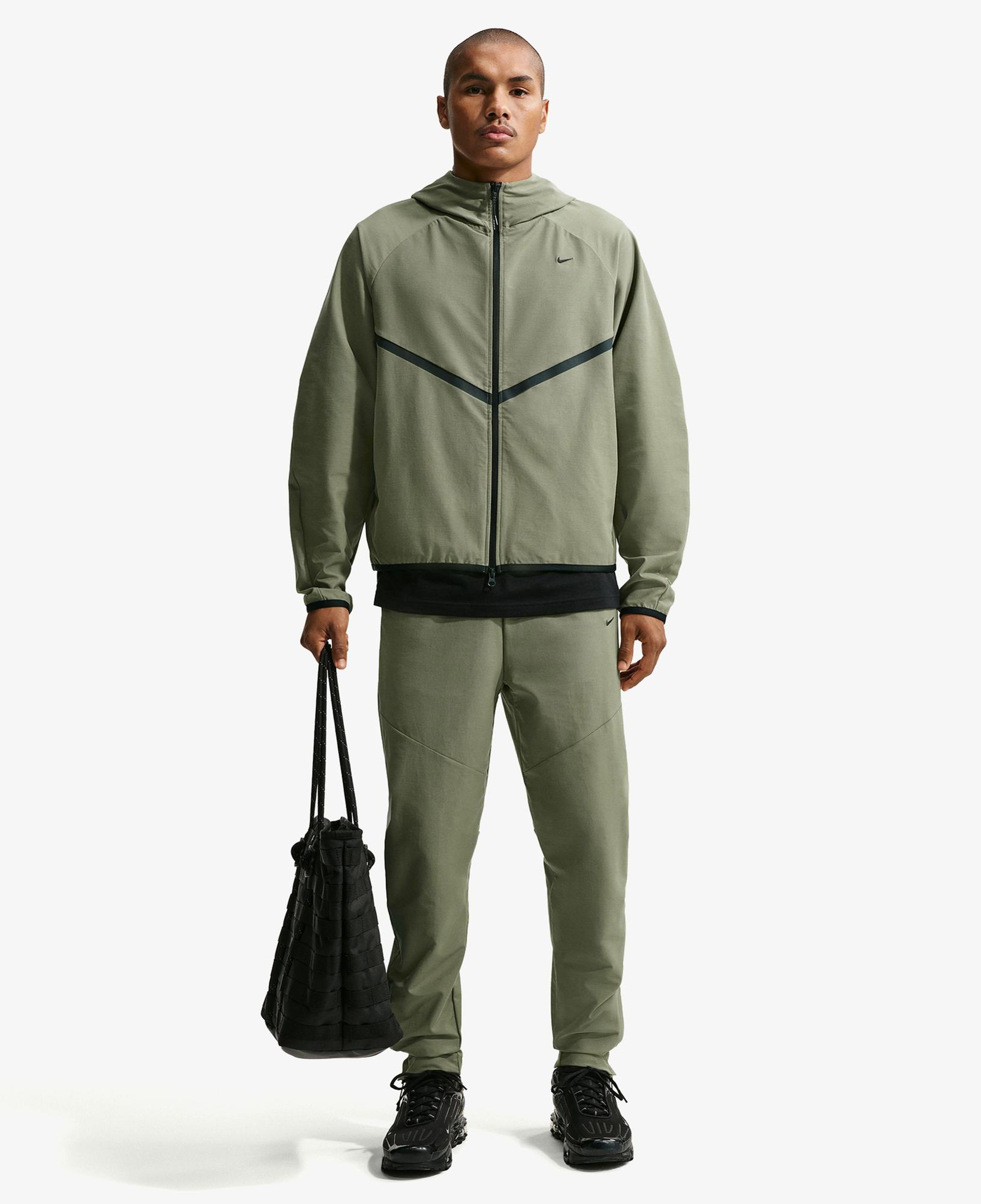 Nike Tech Shori Knit Erkek Yeşil Eşofman Altı