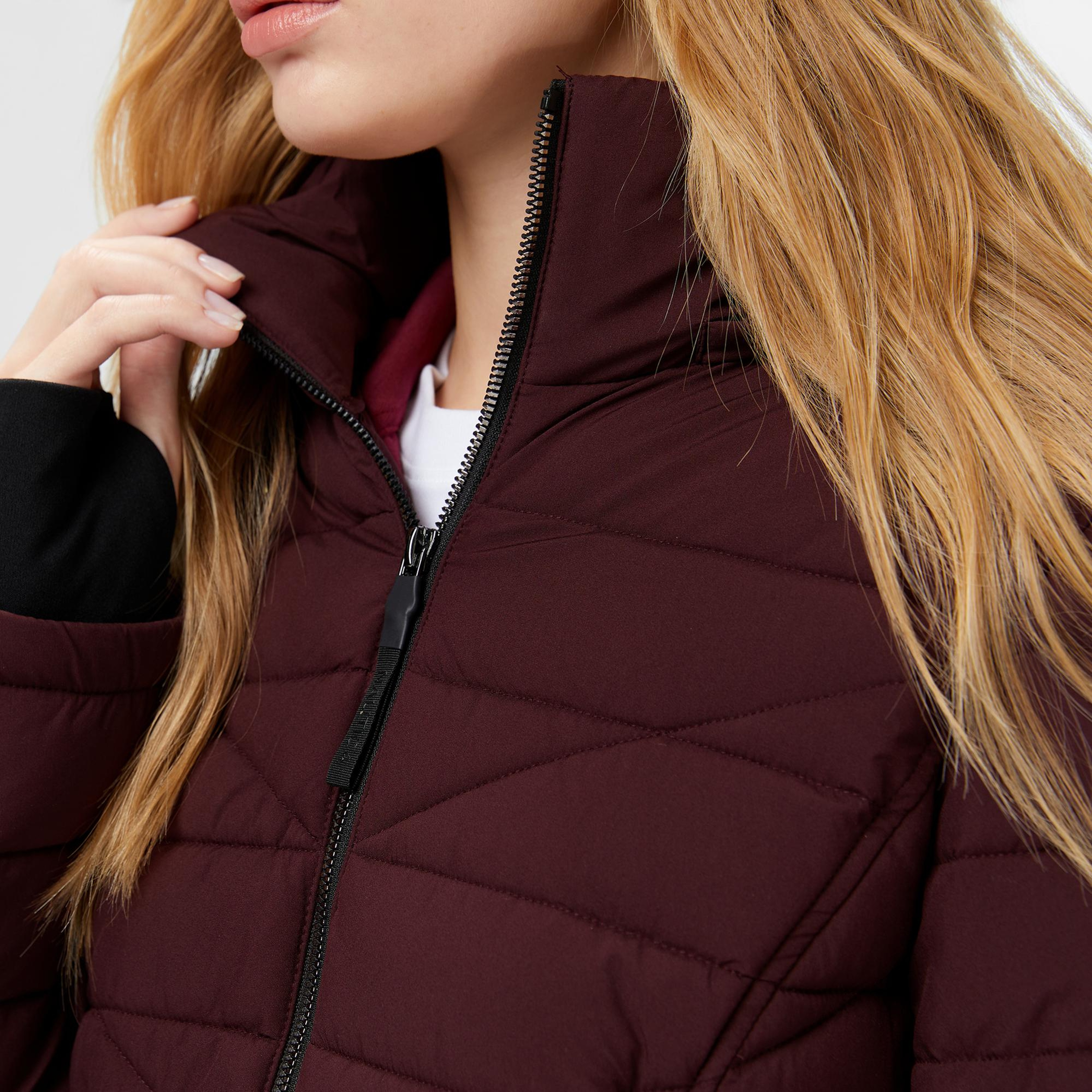 Nautica Kadın Bordo Regular Fit Mont