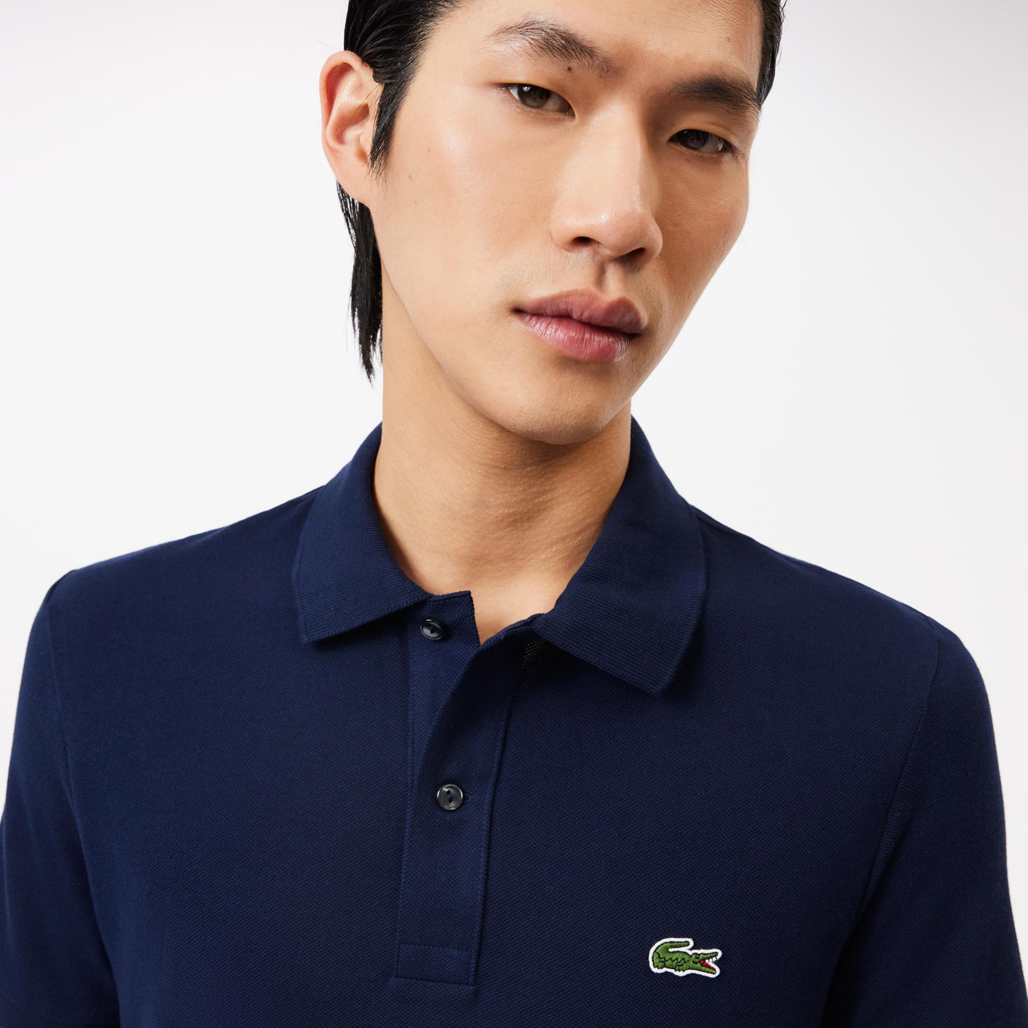Lacoste L.12.12 Erkek Slim Fit Lacivert Polo