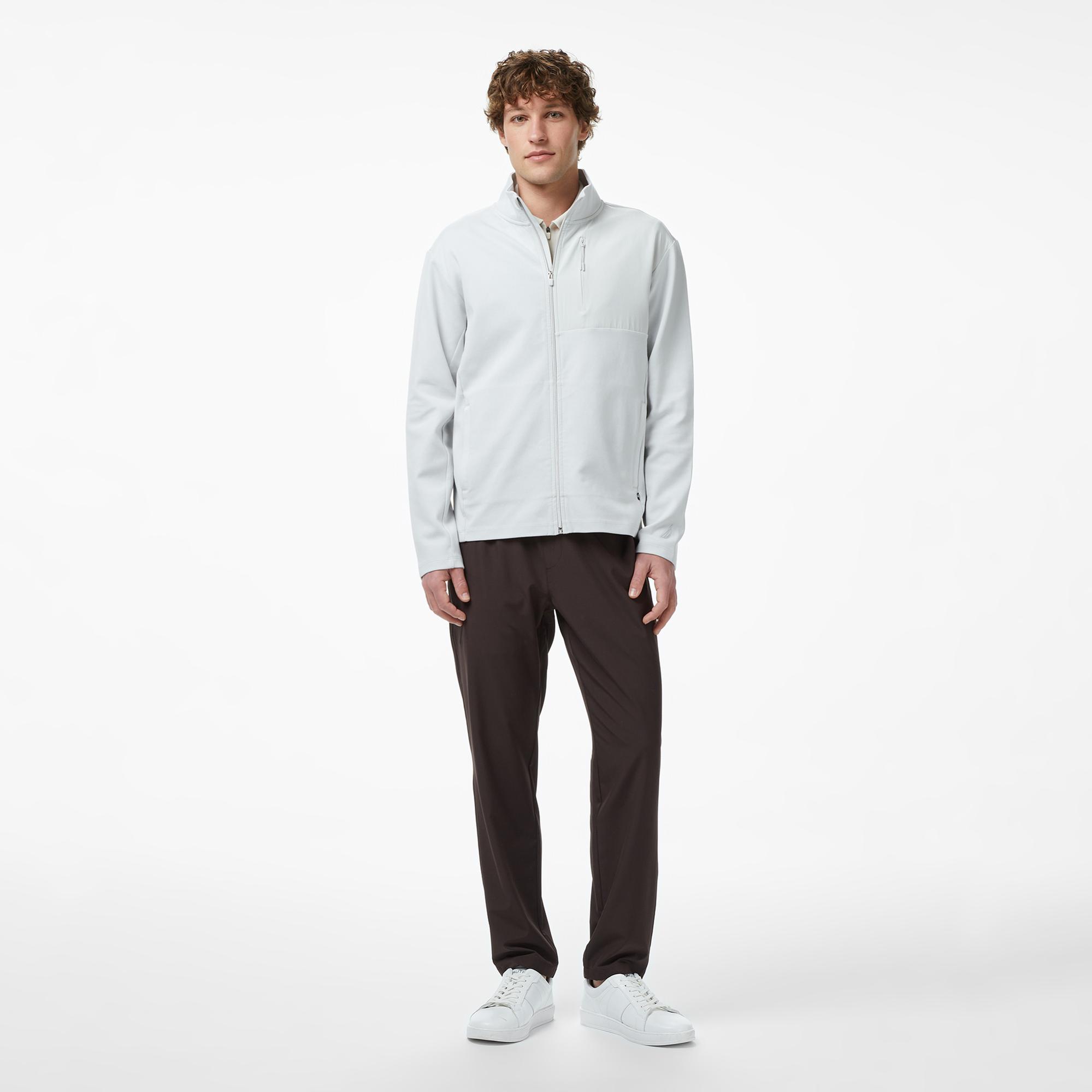 Nautica Erkek Gri Regular Fit Dik Yaka Sweatshirt