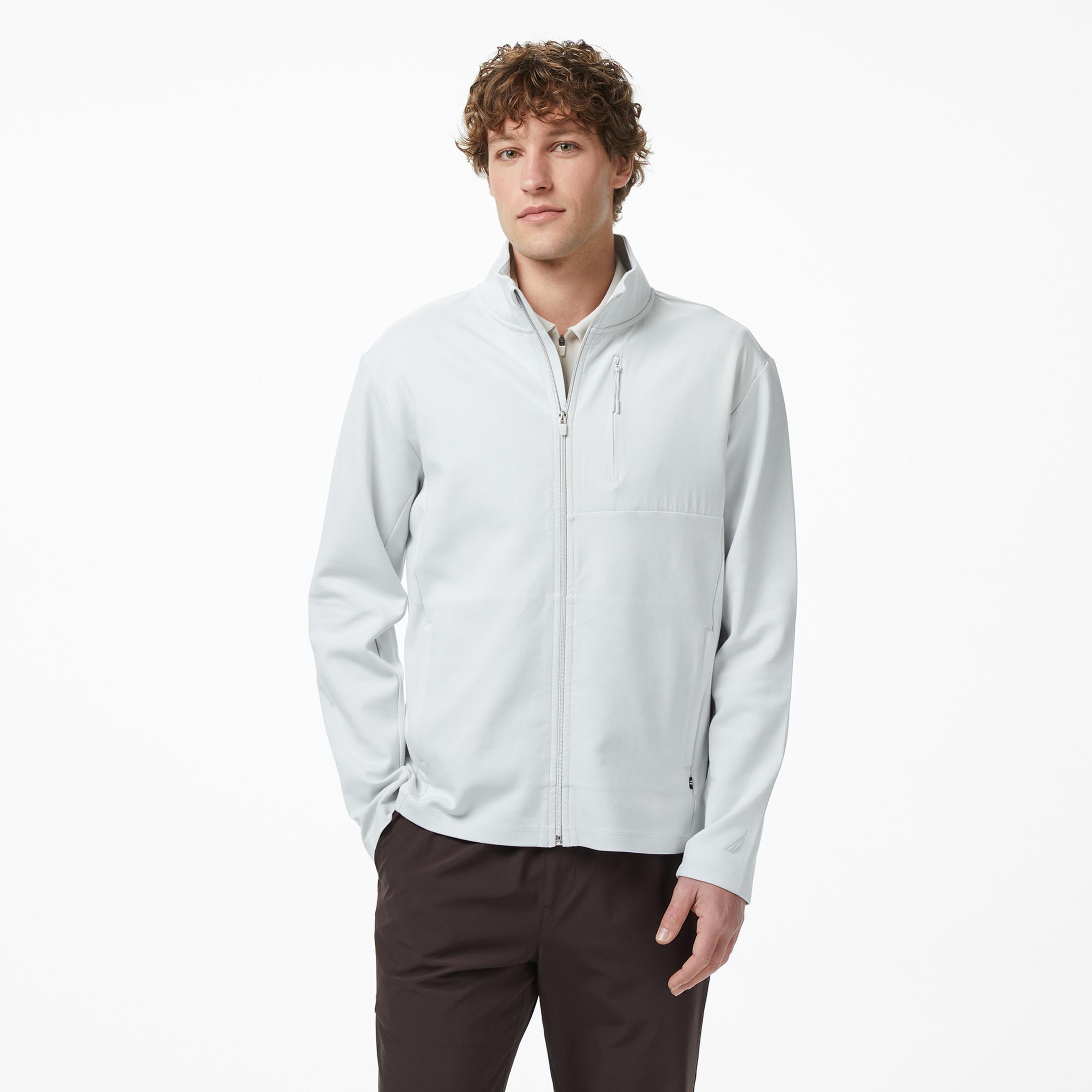 Nautica Erkek Gri Regular Fit Dik Yaka Sweatshirt