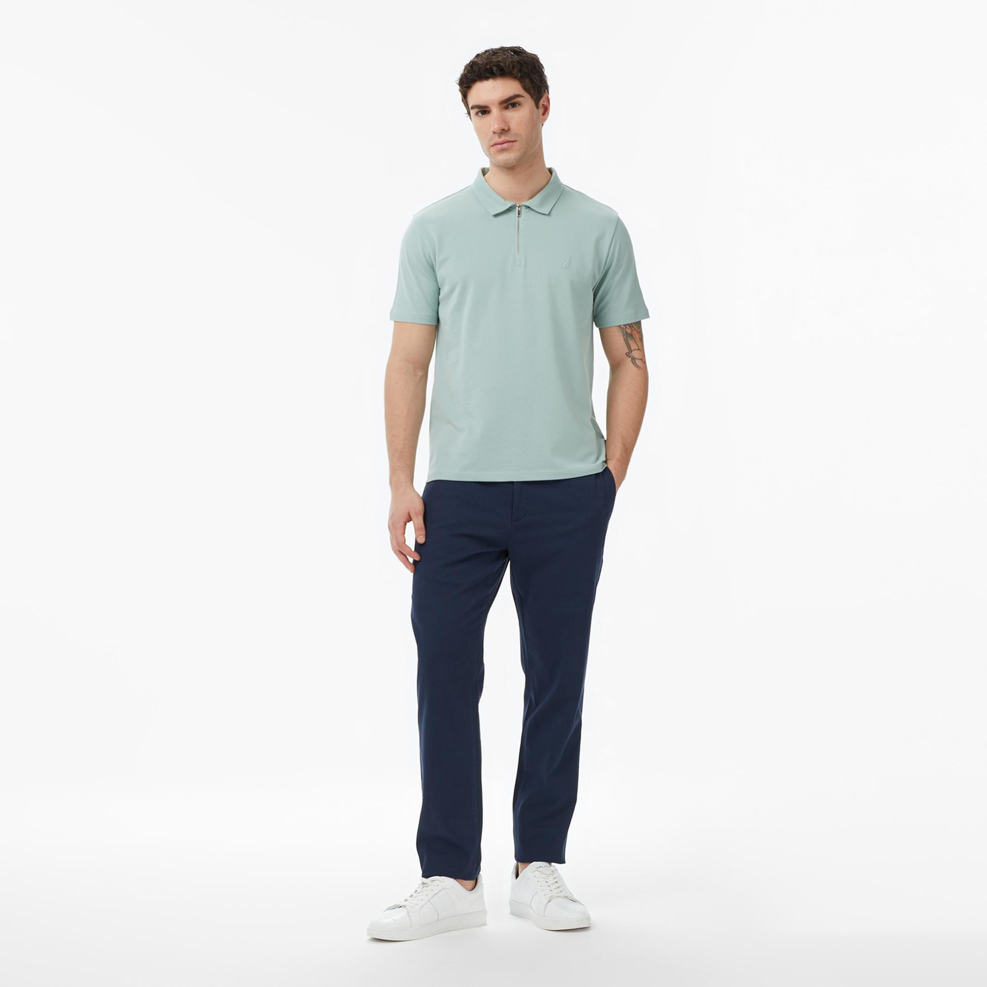 Nautica Erkek Yeşil Regular Fit Polo Yaka T-Shirt
