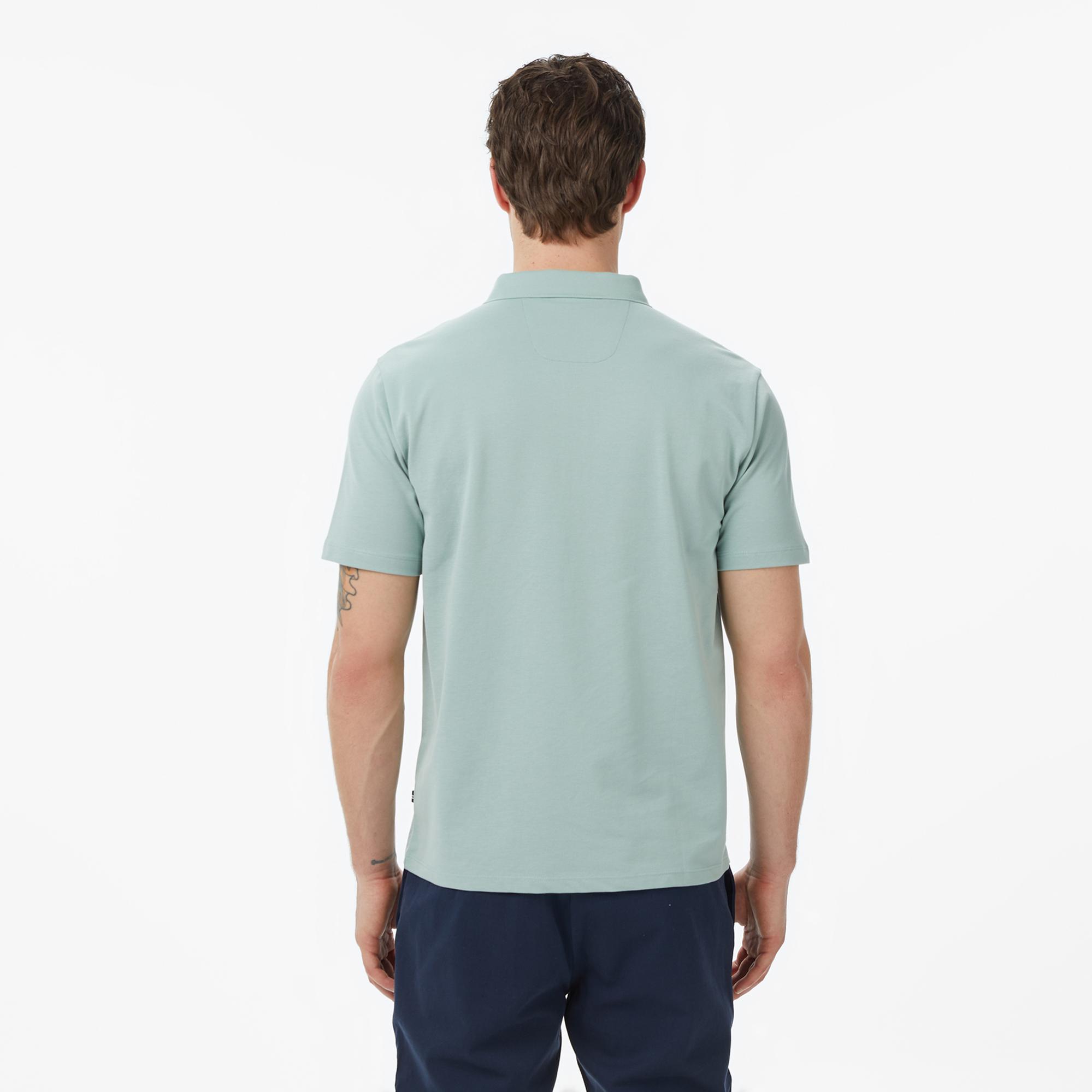 Nautica Erkek Yeşil Regular Fit Polo Yaka T-Shirt