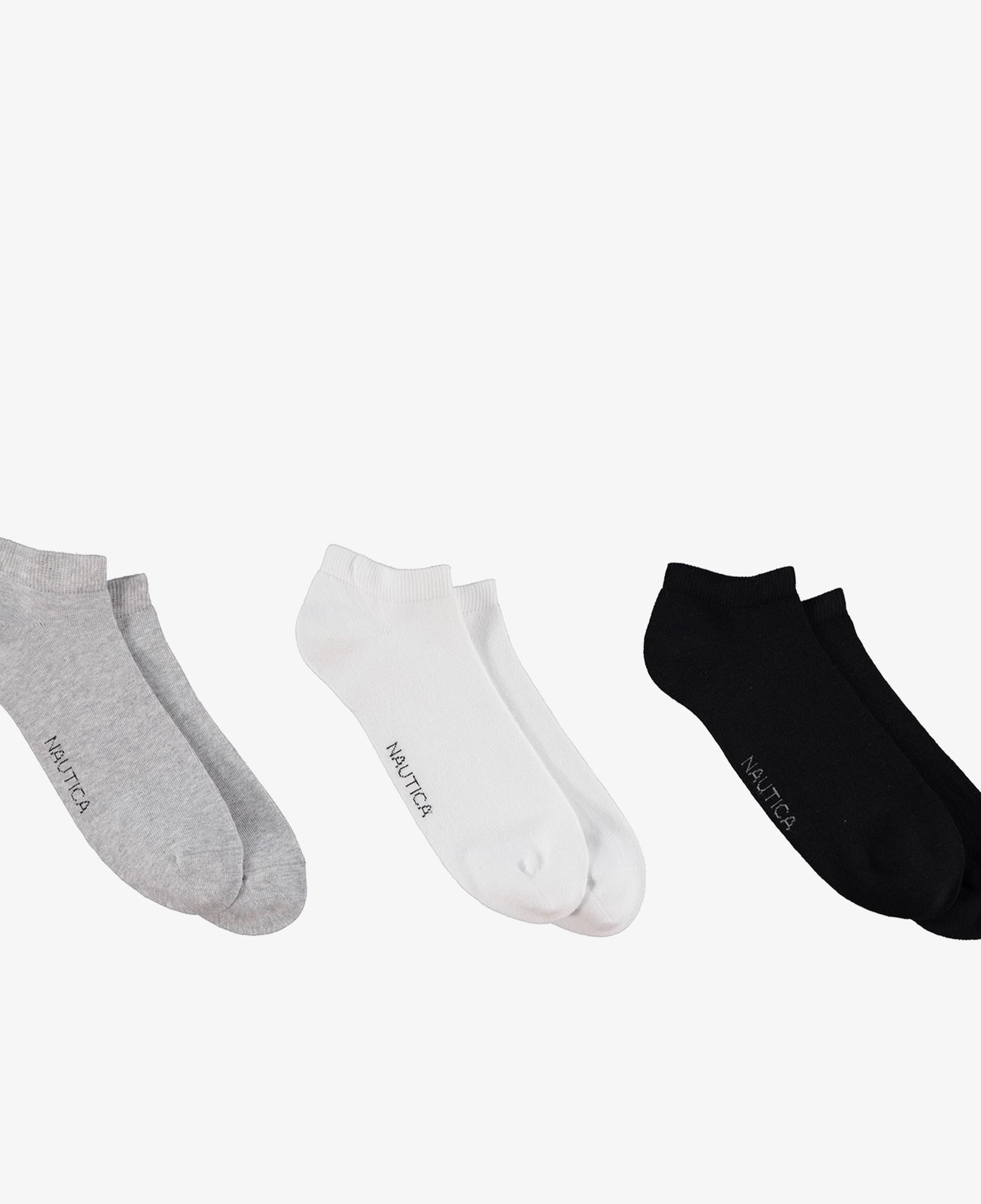 Nautica Unisex Gri 3'lü Çorap