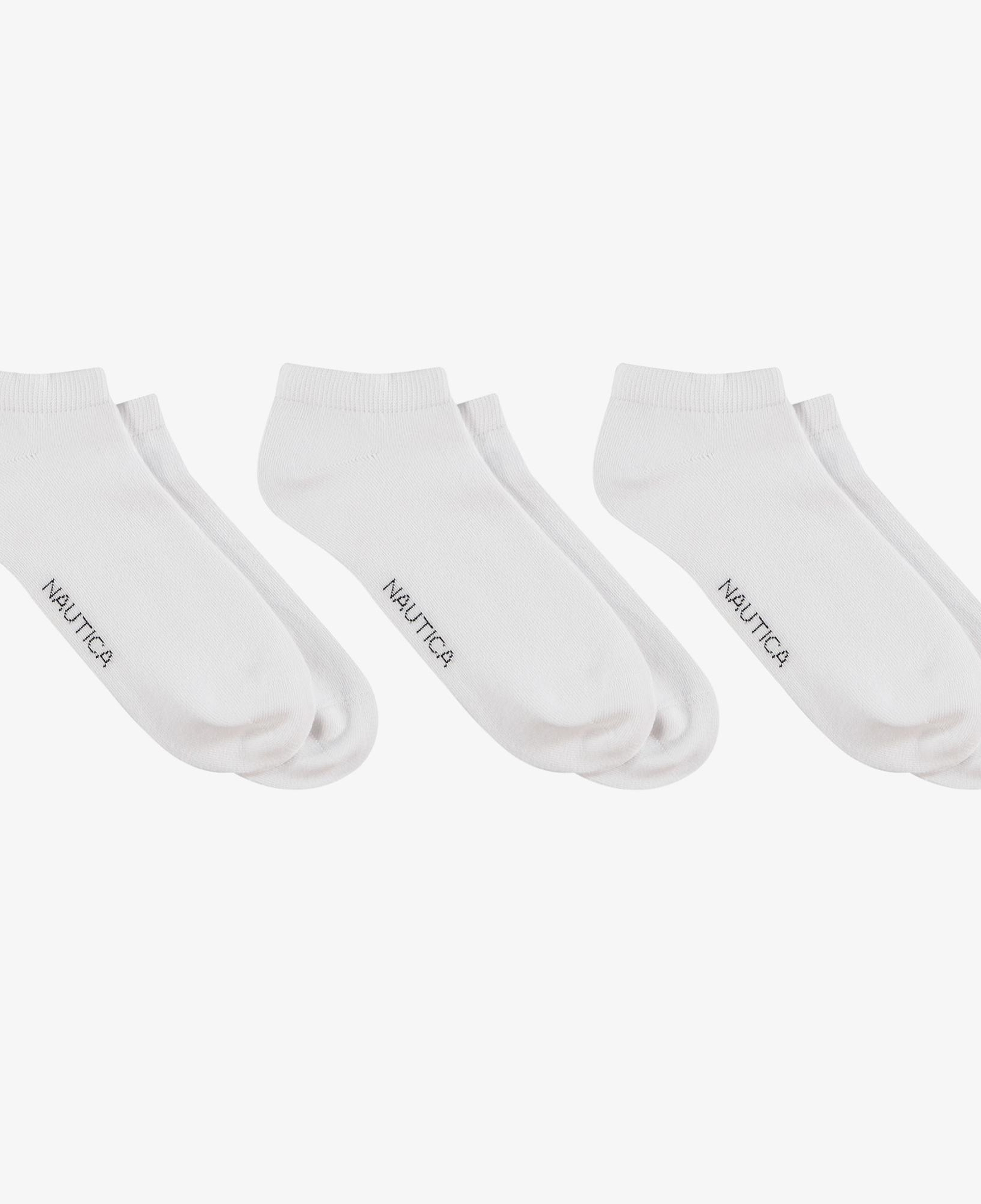 Nautica Unisex Beyaz 3'lü Çorap