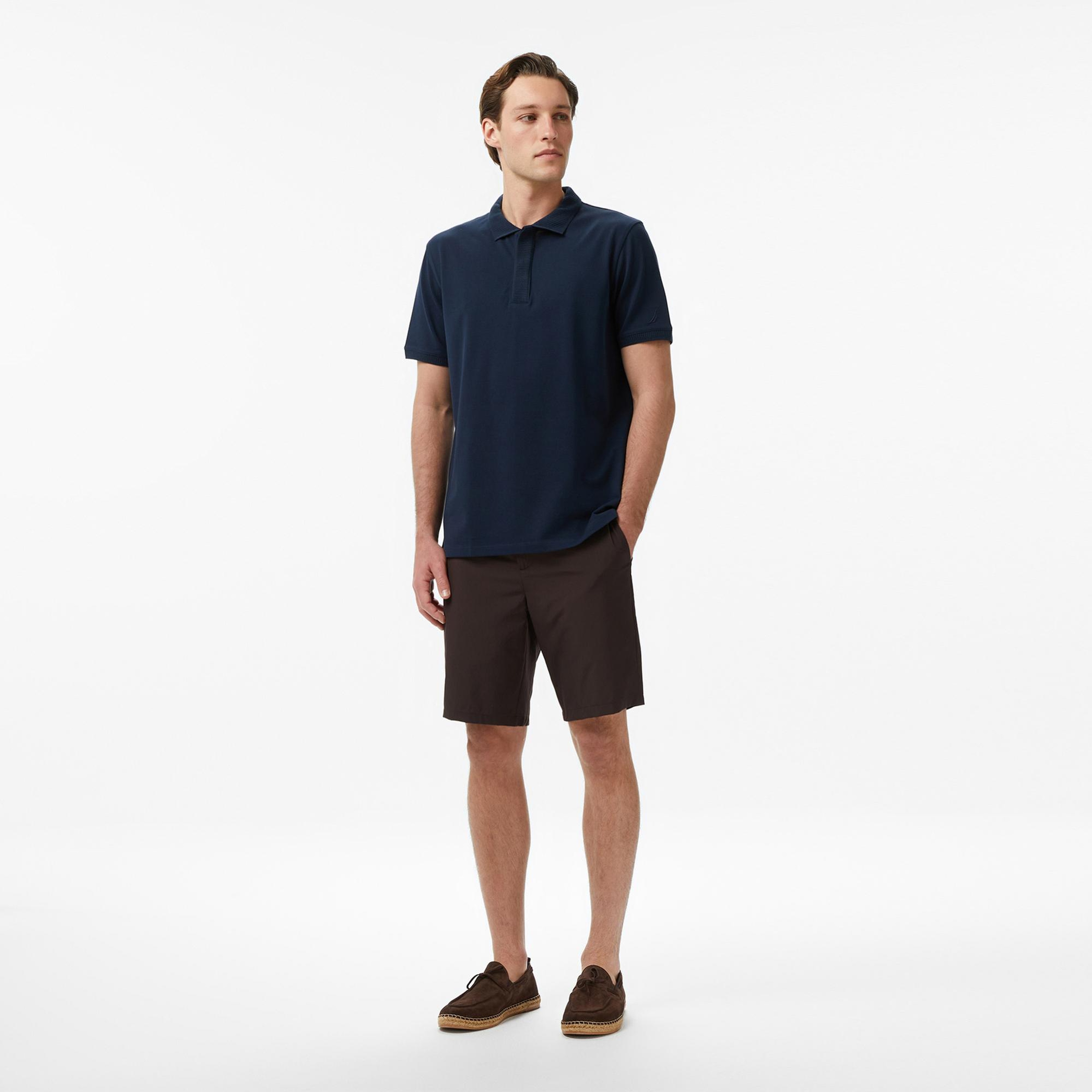 Nautica Erkek Lacivert Regular Fit Polo Yaka T-Shirt