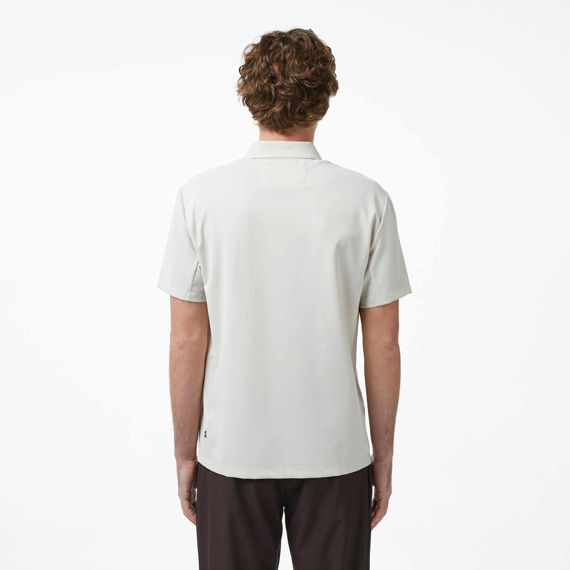 Nautica Erkek Krem Regular Fit Polo Yaka T-Shirt