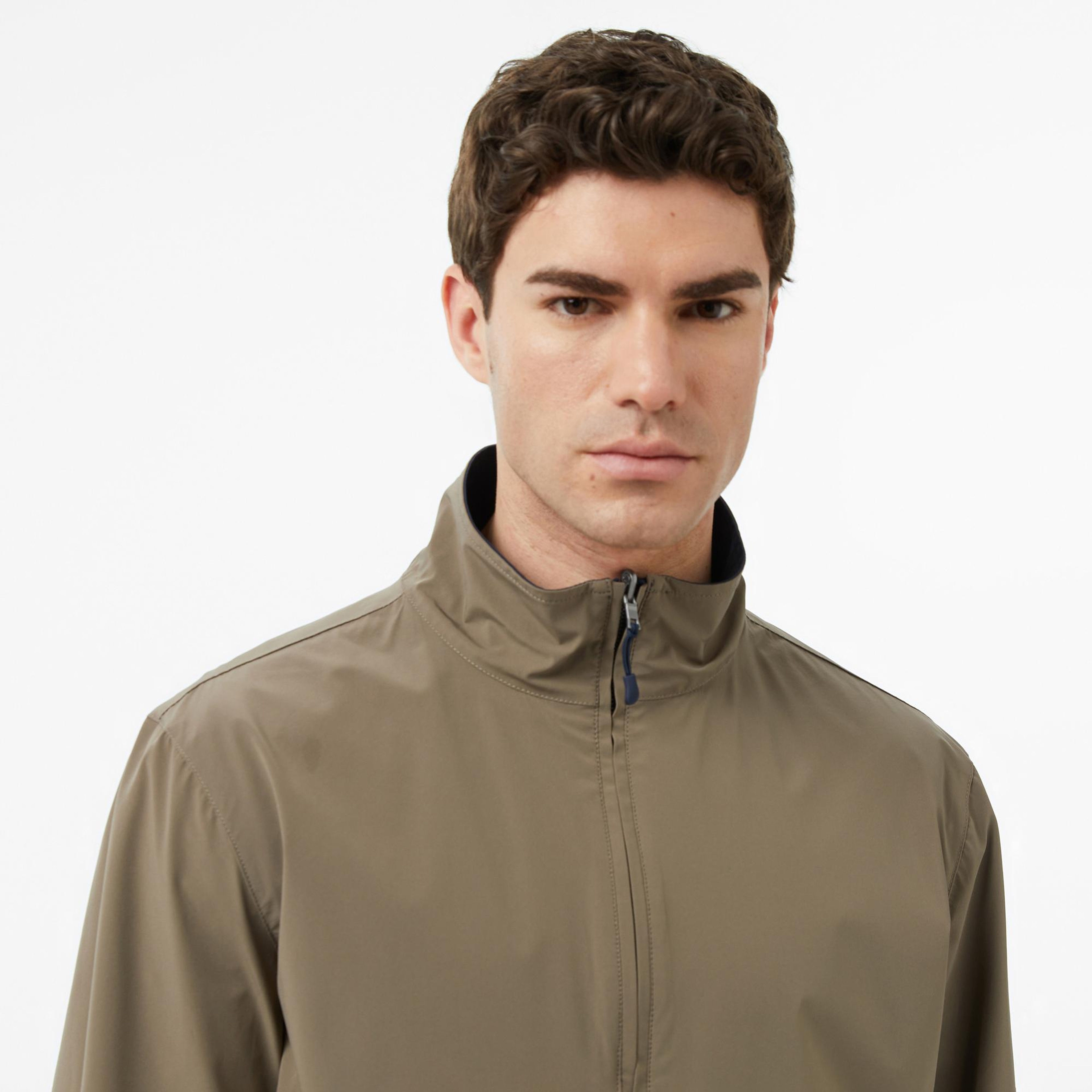 Nautica Erkek Lacivert Regular Fit Dik Yaka Su İtici Mont